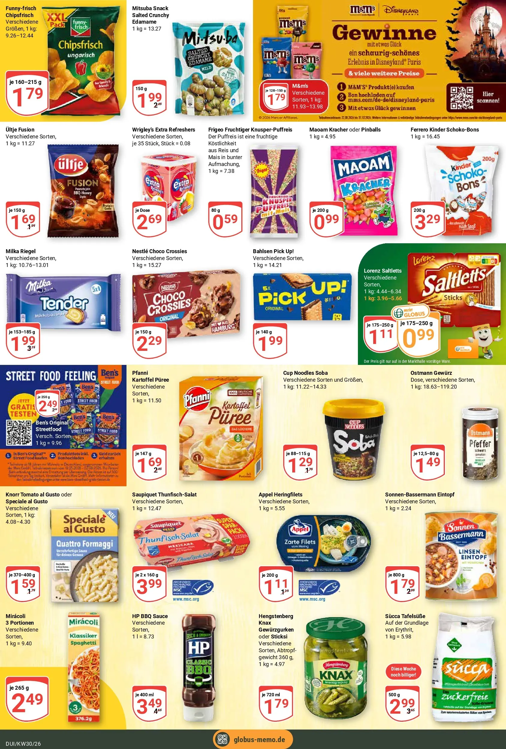 Globus Prospekt Duisburg (ab 20.07.2026) » Angebote online | Seite: 13 | Produkte: HP, M&M's, Pfeffer, Reis