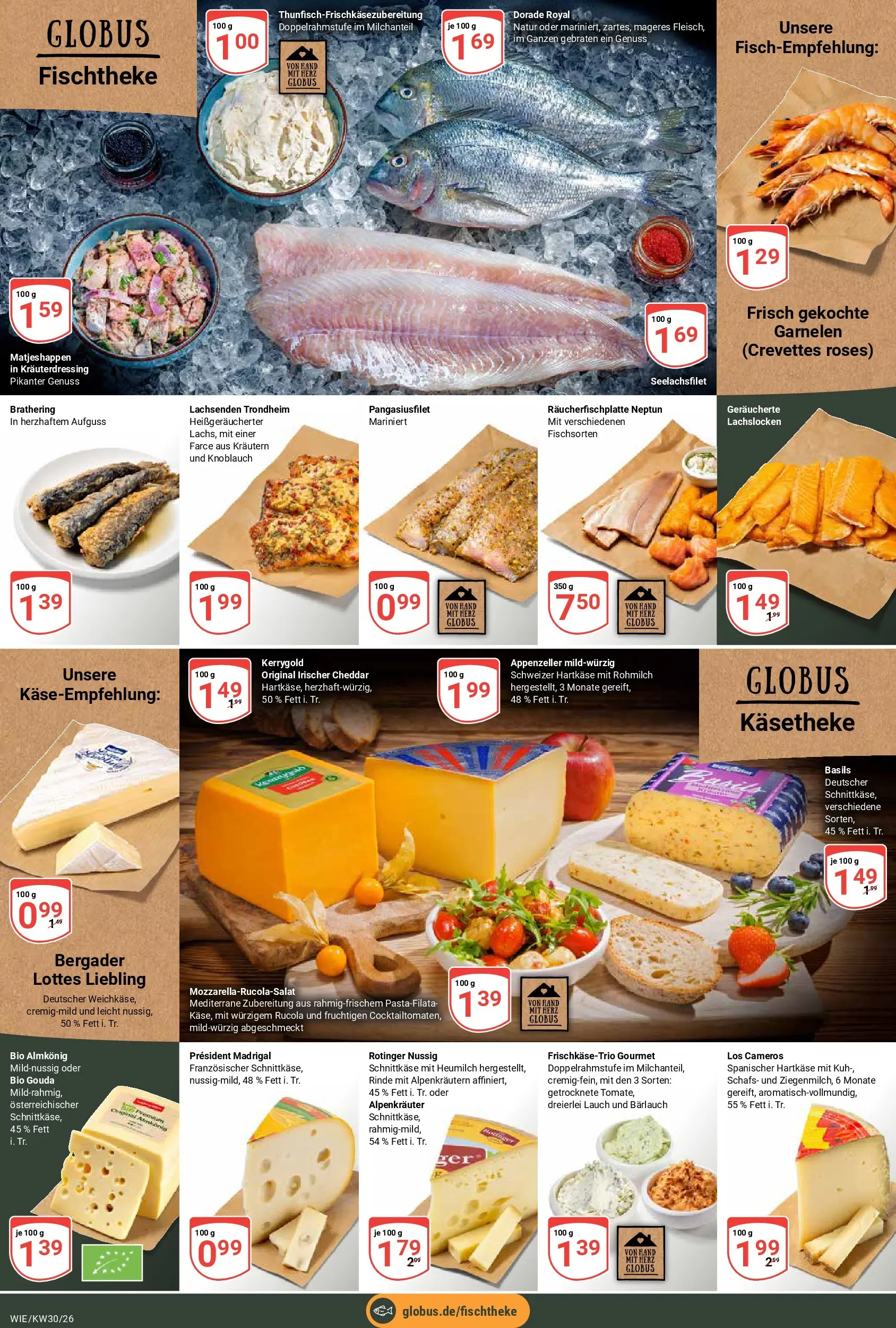 Globus Prospekt Waghäusel (ab 20.07.2026) » Angebote online | Seite: 12 | Produkte: Dorade, Gouda, Garnelen, Knoblauch