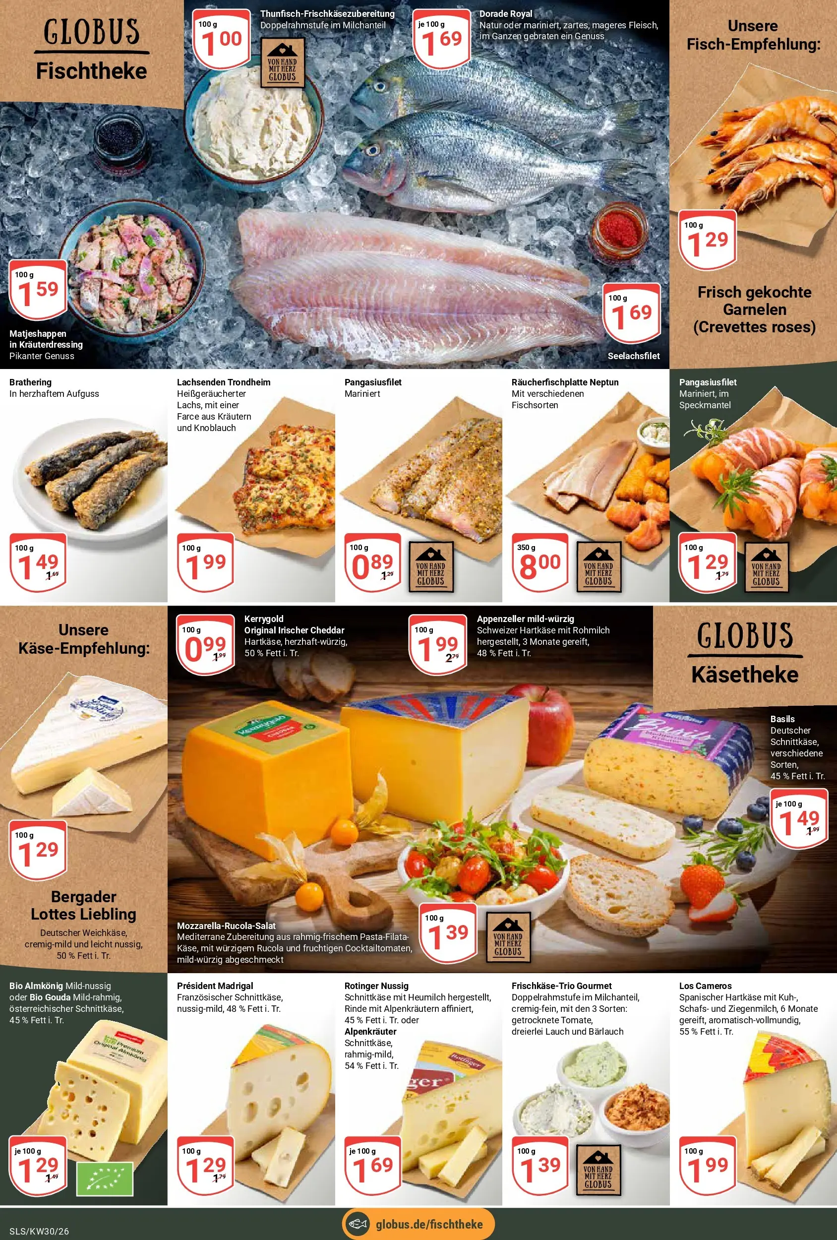Globus Prospekt Saarlouis (ab 20.07.2026) » Angebote online | Seite: 10 | Produkte: Dorade, Gouda, Rucola, Knoblauch