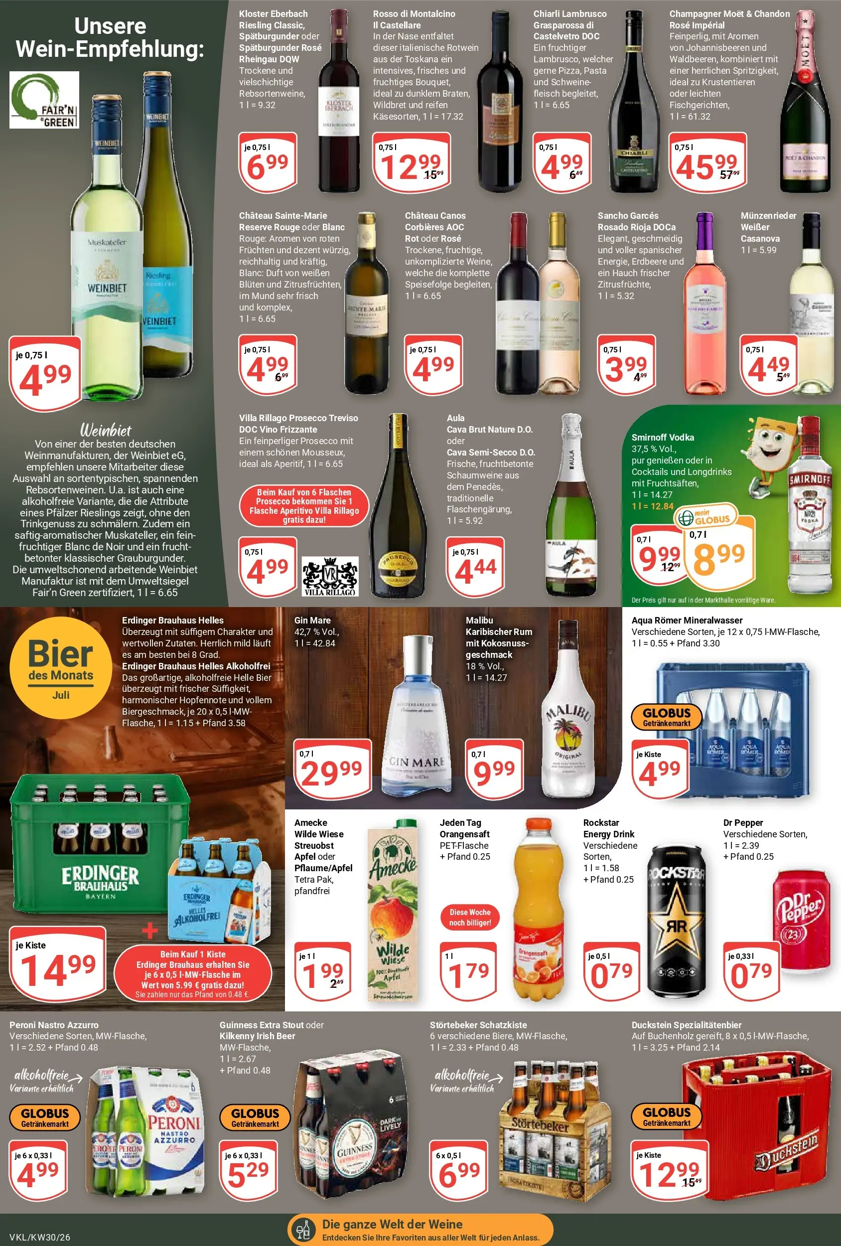 Globus Prospekt Völklingen (ab 20.07.2026) » Angebote online | Seite: 19 | Produkte: Energy, Rotwein, Duft, Äpfel