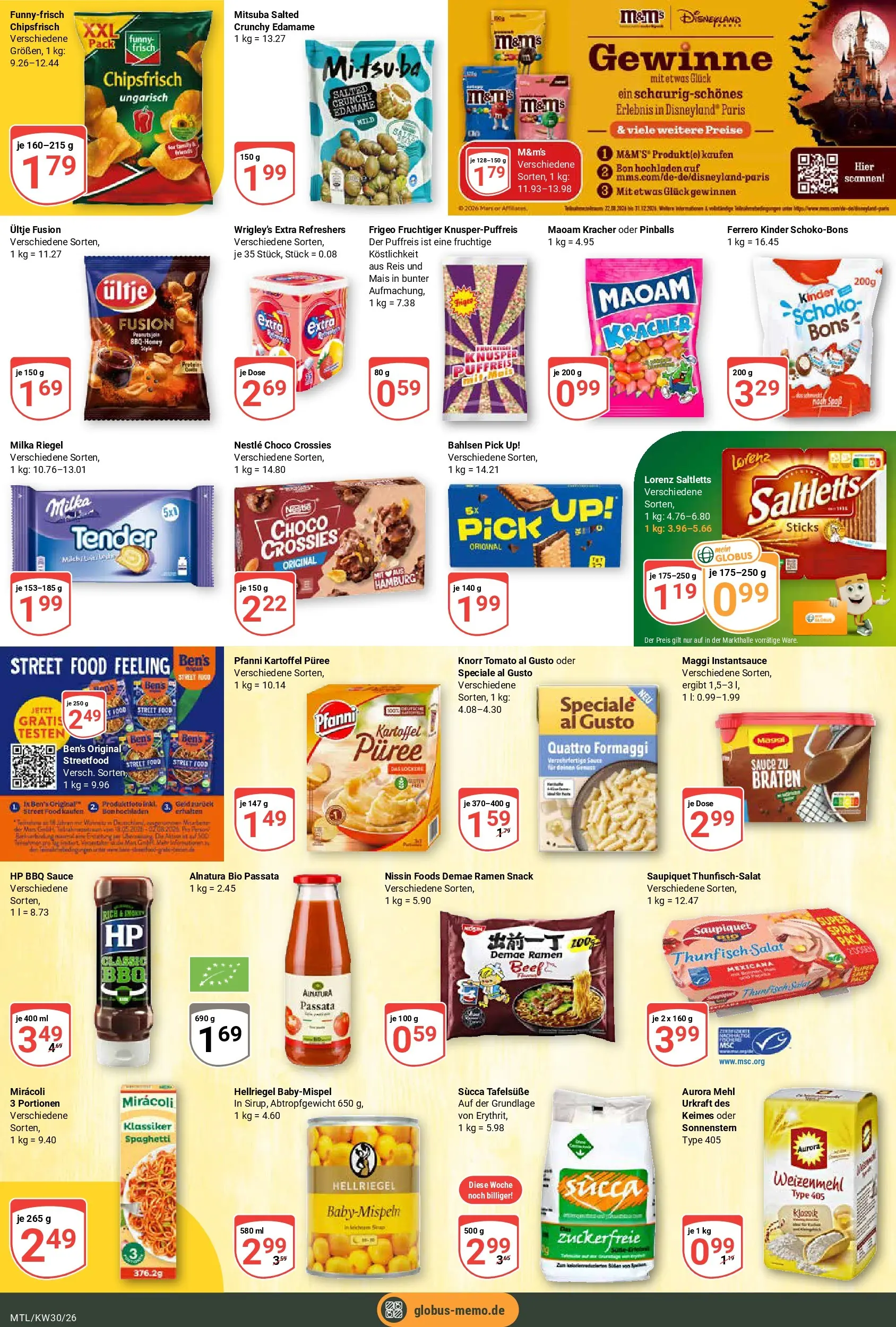 Globus Prospekt Maintal-Dörnigheim (ab 20.07.2026) » Angebote online | Seite: 11 | Produkte: Maggi, Thunfisch, Knorr, Mars