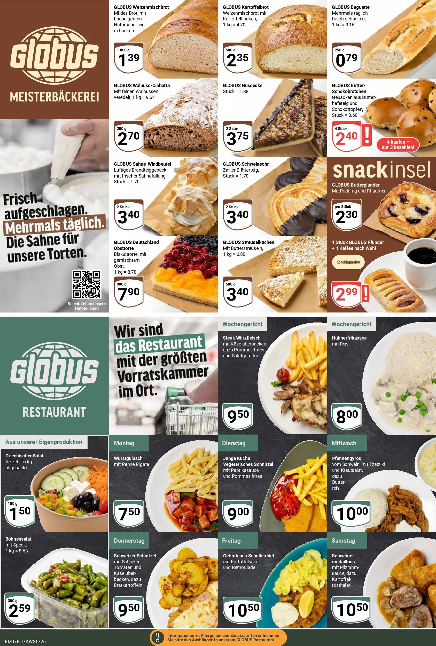 Globus Prospekt Mittelhausen (ab 20.07.2026) » Angebote online | Seite: 7 | Produkte: Butter, Pommes, Reis, Steak