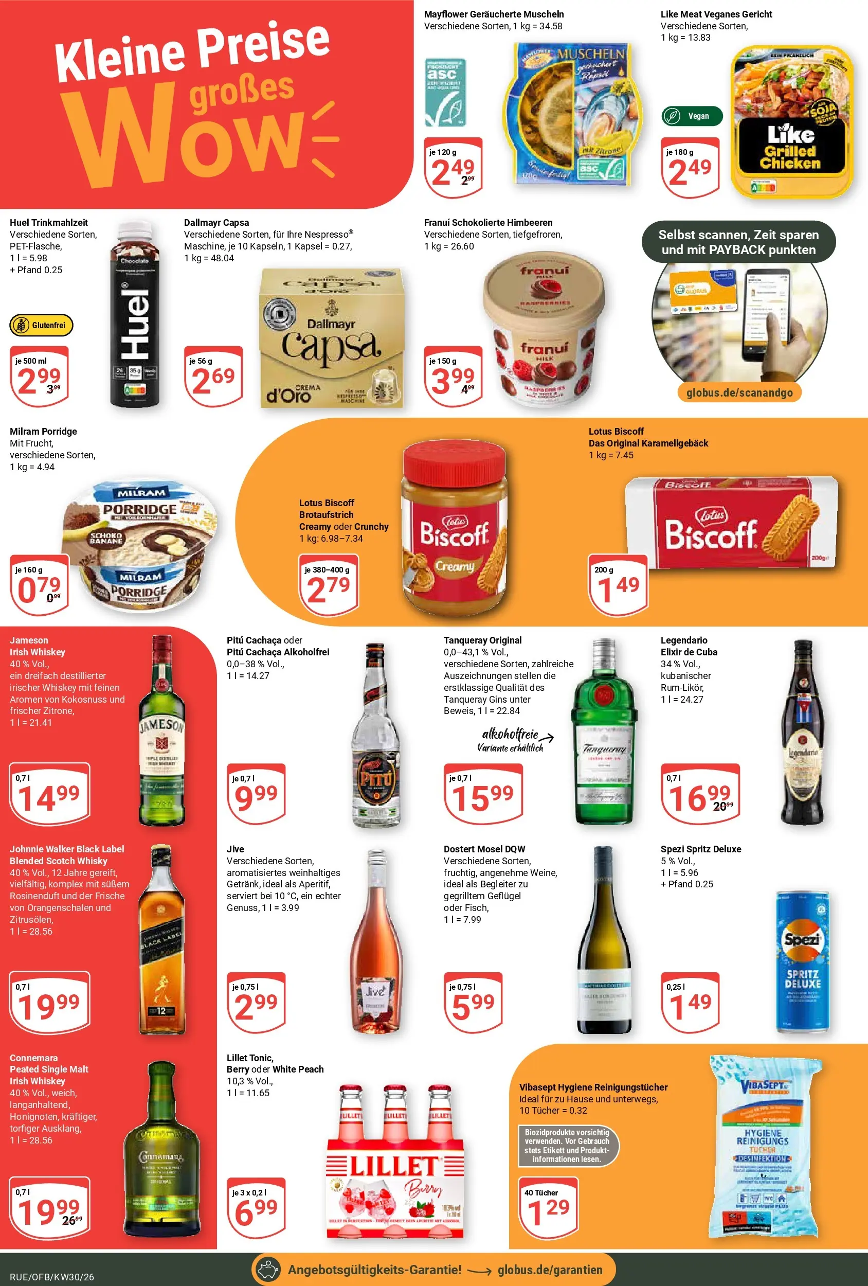 Globus Prospekt Rüsselsheim (ab 20.07.2026) » Angebote online | Seite: 3 | Produkte: Lillet, Dallmayr, Reinigungstücher, Like meat