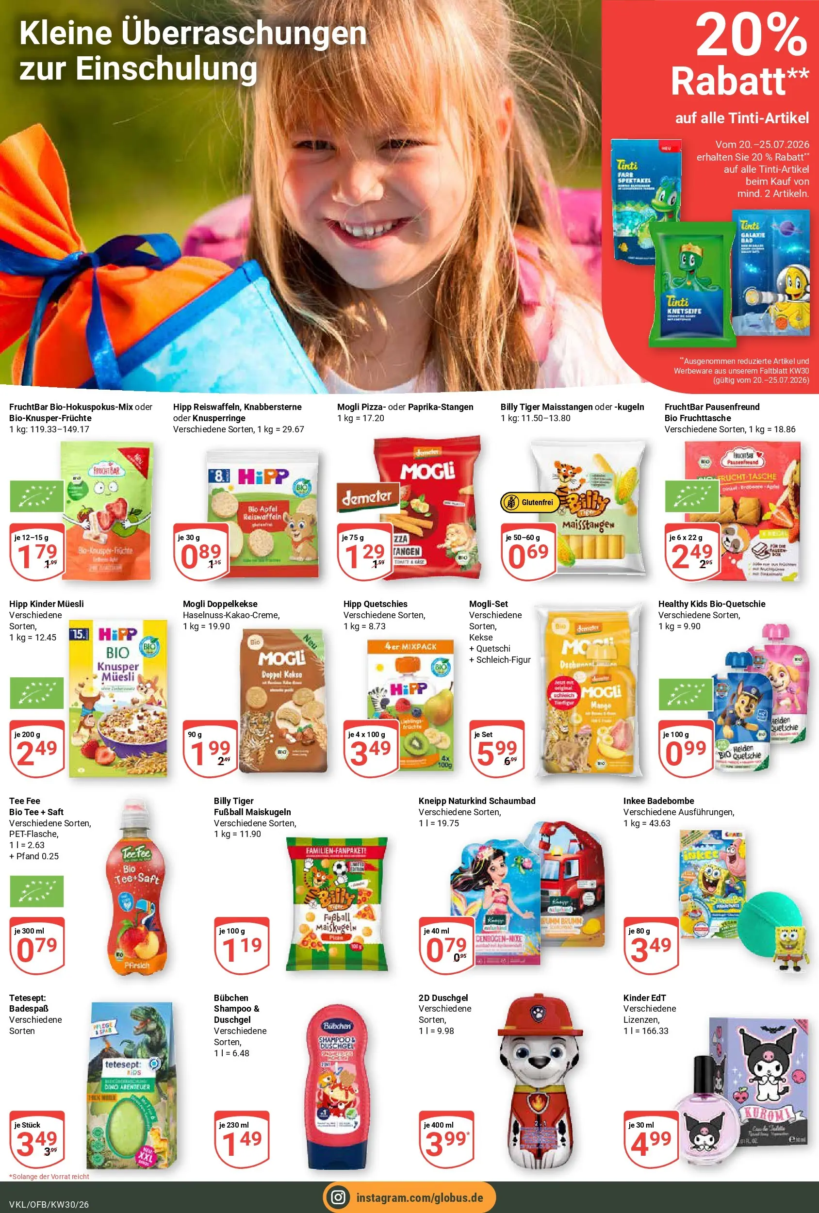 Globus Prospekt Völklingen (ab 20.07.2026) » Angebote online | Seite: 21 | Produkte: Tasche, Äpfel, Pizza, Tee