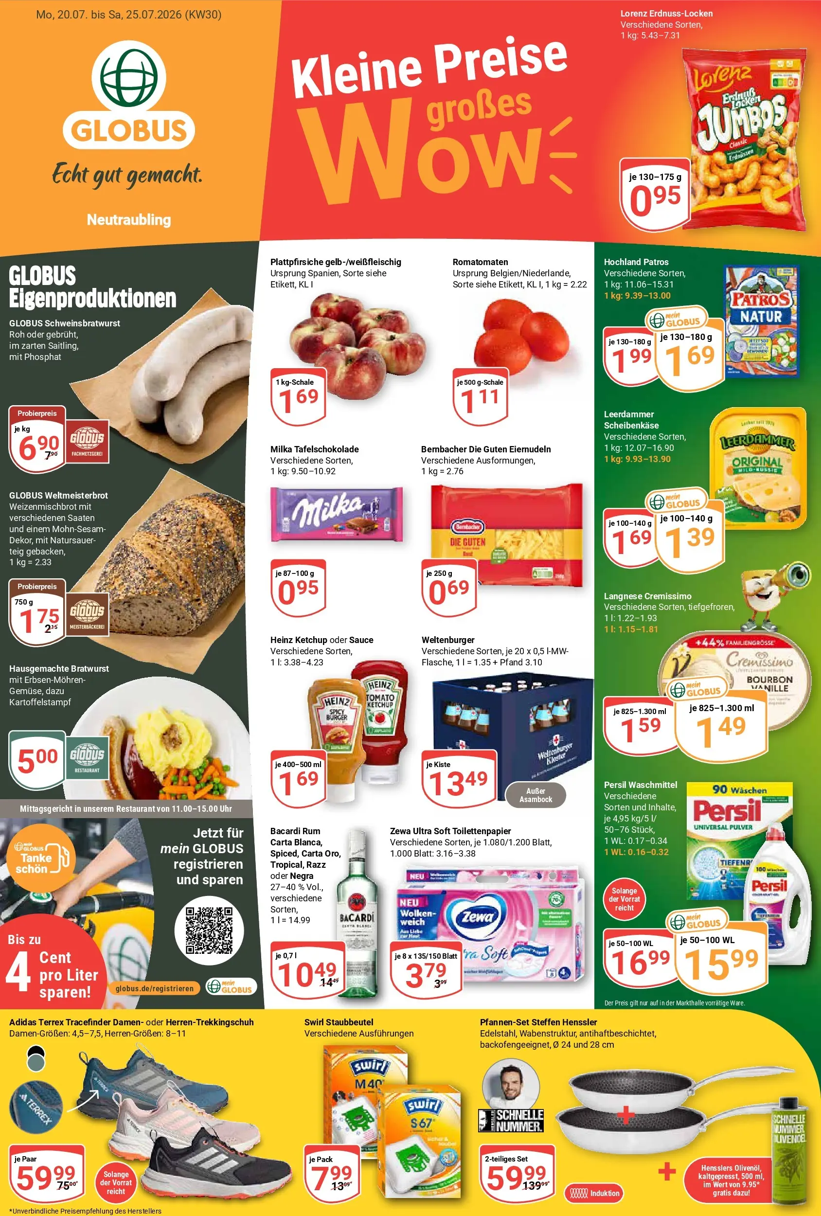 Globus Prospekt Neutraubling (ab 20.07.2026) » Angebote online | Seite: 5 | Produkte: Bacardi, Cremissimo, Waschmittel, Persil