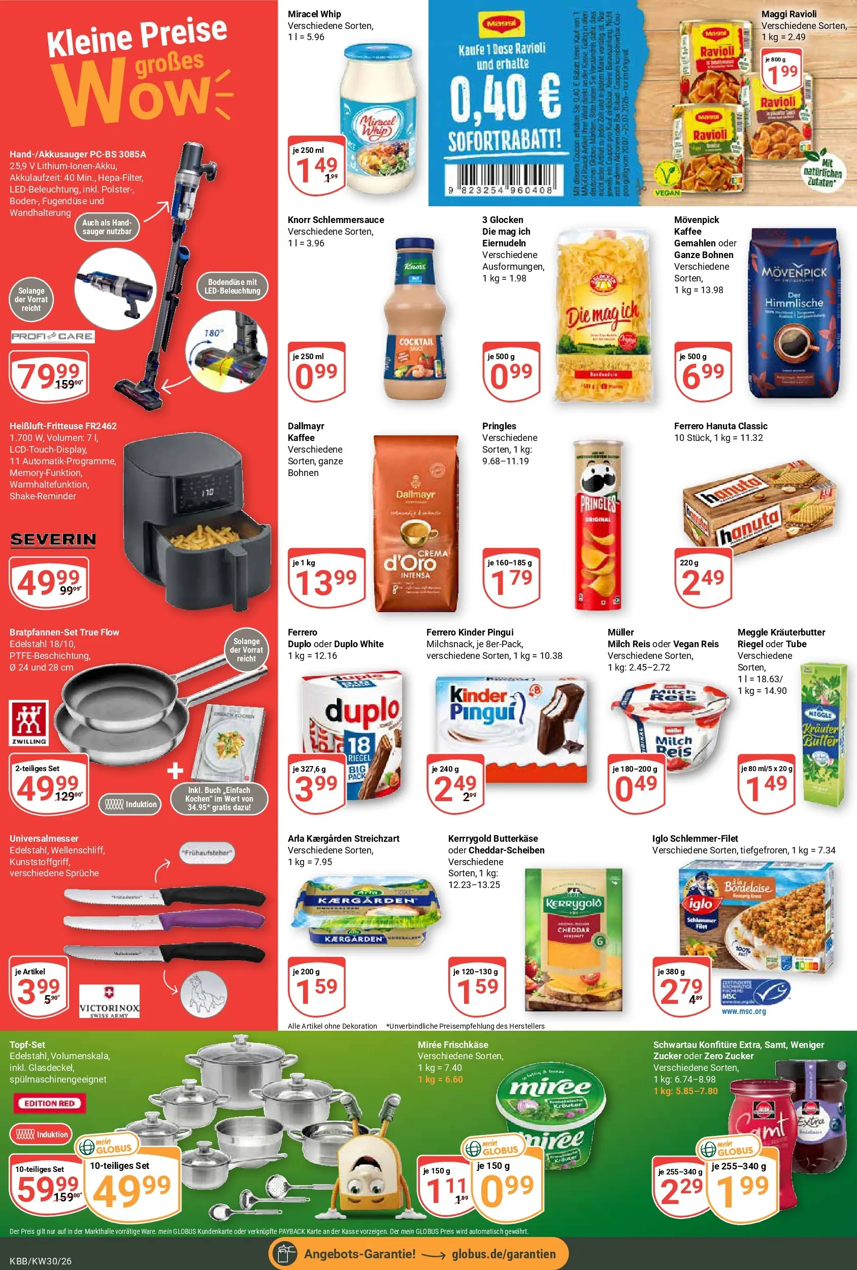 Globus Prospekt Koblenz-Bubenheim (ab 19.07.2026) » Angebote online | Seite: 2 | Produkte: Milch, Knorr, Miracel whip, Iglo schlemmerfilet