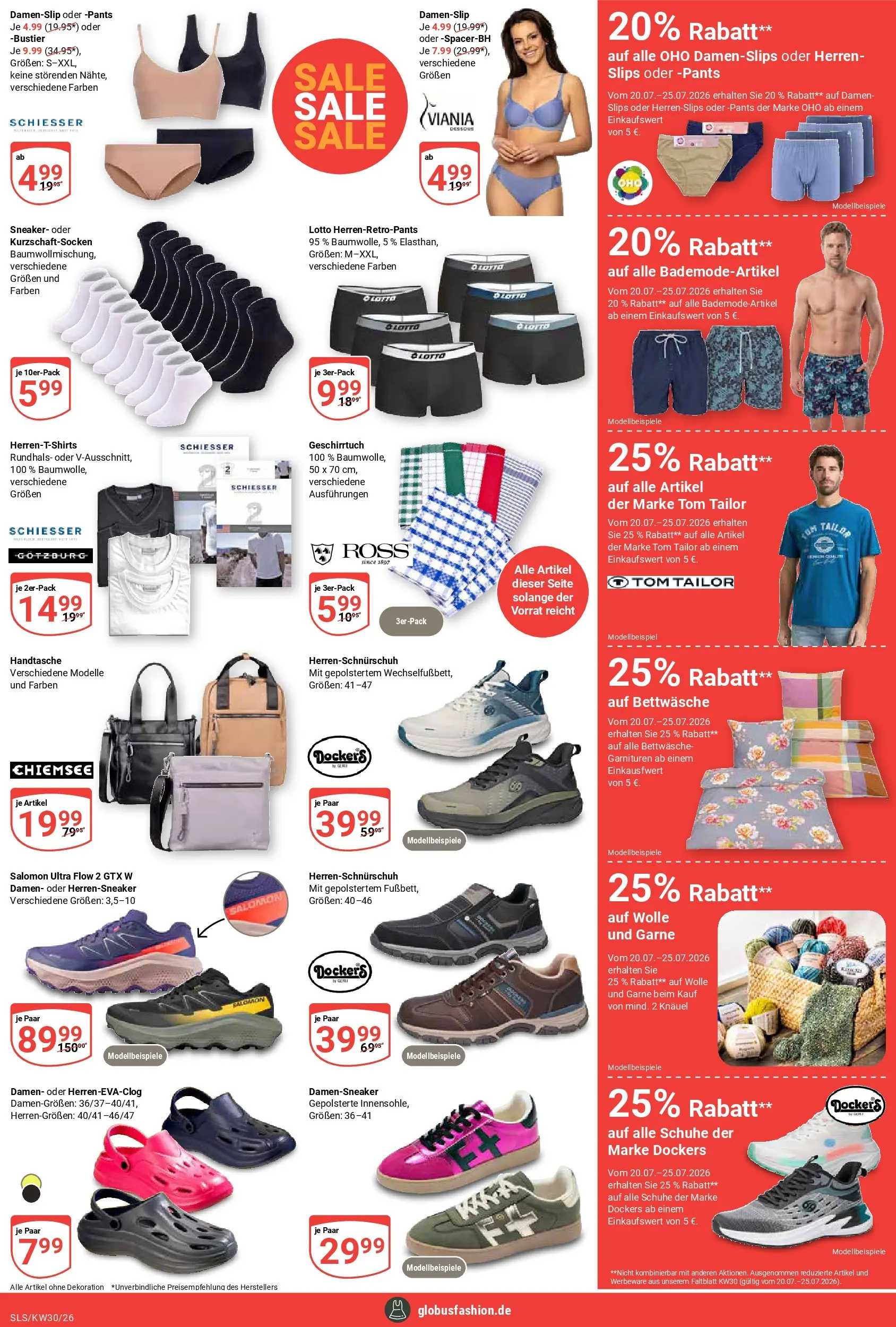 Globus Prospekt Saarlouis (ab 20.07.2026) » Angebote online | Seite: 20 | Produkte: Bettwäsche, Handtasche