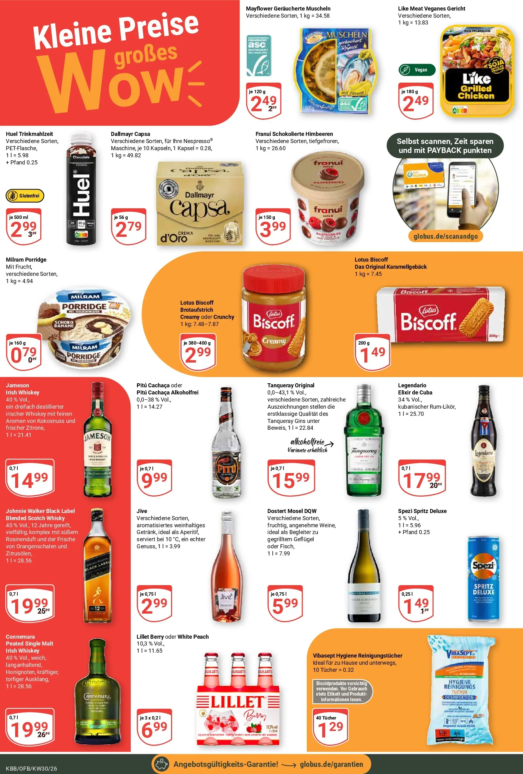 Globus Prospekt Koblenz-Bubenheim (ab 19.07.2026) » Angebote online | Seite: 3 | Produkte: Himbeeren, Lillet, Milram, Whiskey