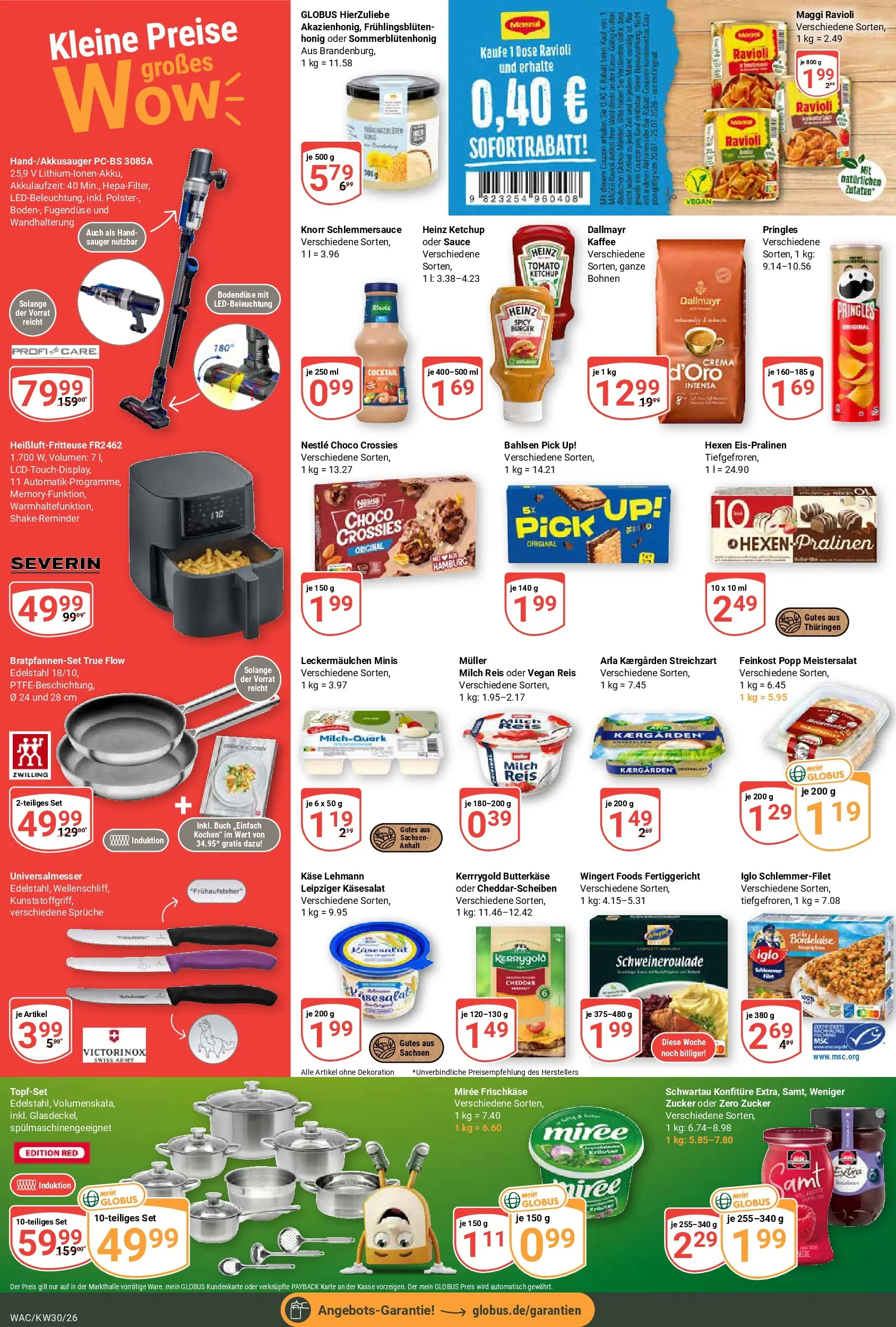 Globus Prospekt Markkleeberg (ab 20.07.2026) » Angebote online | Seite: 2 | Produkte: Milch, Käse, Heinz ketchup, Zucker