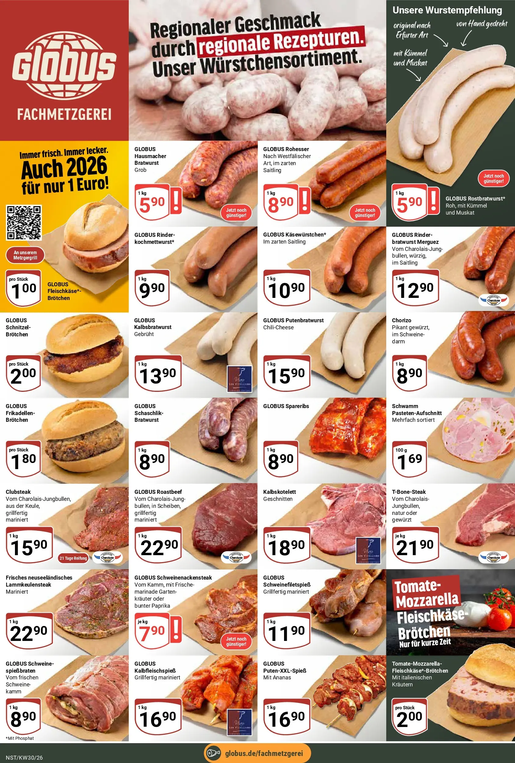 Globus Prospekt Neustadt (ab 20.07.2026) » Angebote online | Seite: 7 | Produkte: Bratwurst, Ananas, Schnitzel, Roastbeef