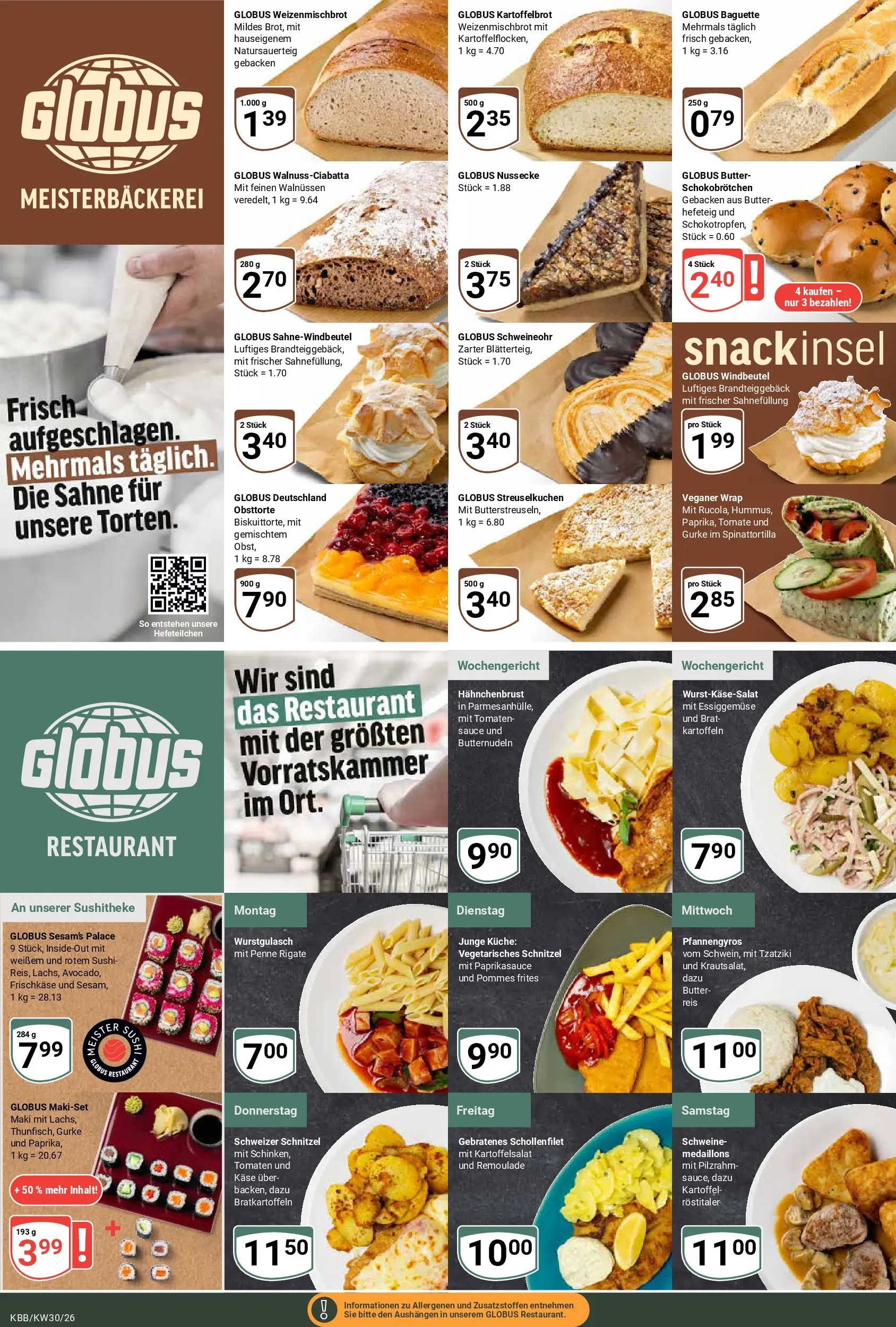 Globus Prospekt Koblenz-Bubenheim (ab 19.07.2026) » Angebote online | Seite: 8 | Produkte: Baguette, Pommes frites, Reis, Hahnchenbrust