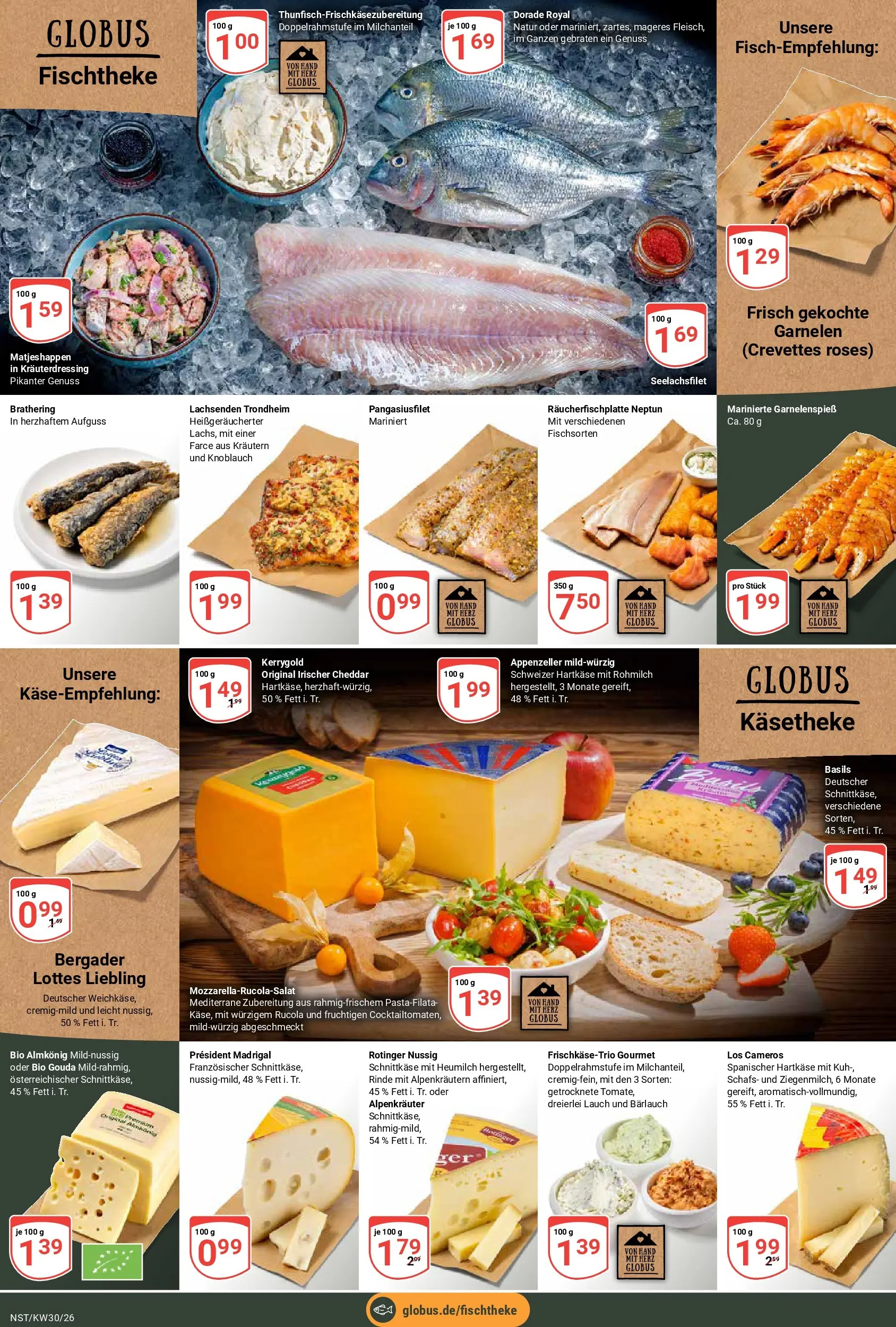 Globus Prospekt Neustadt (ab 20.07.2026) » Angebote online | Seite: 8 | Produkte: Dorade, Gouda, Rucola, Knoblauch