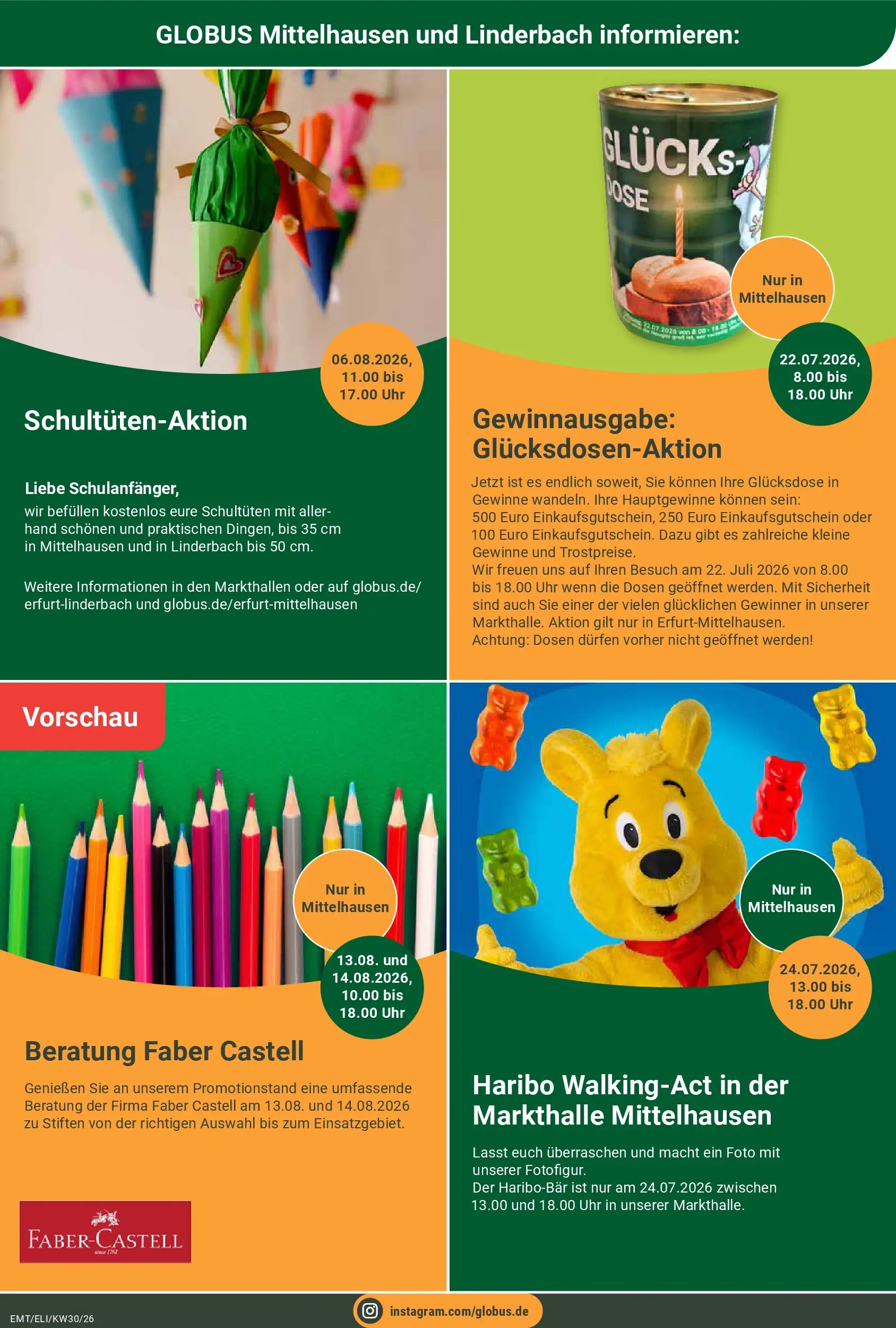 Globus Prospekt Mittelhausen (ab 20.07.2026) » Angebote online | Seite: 19 | Produkte: Haribo, Uhr