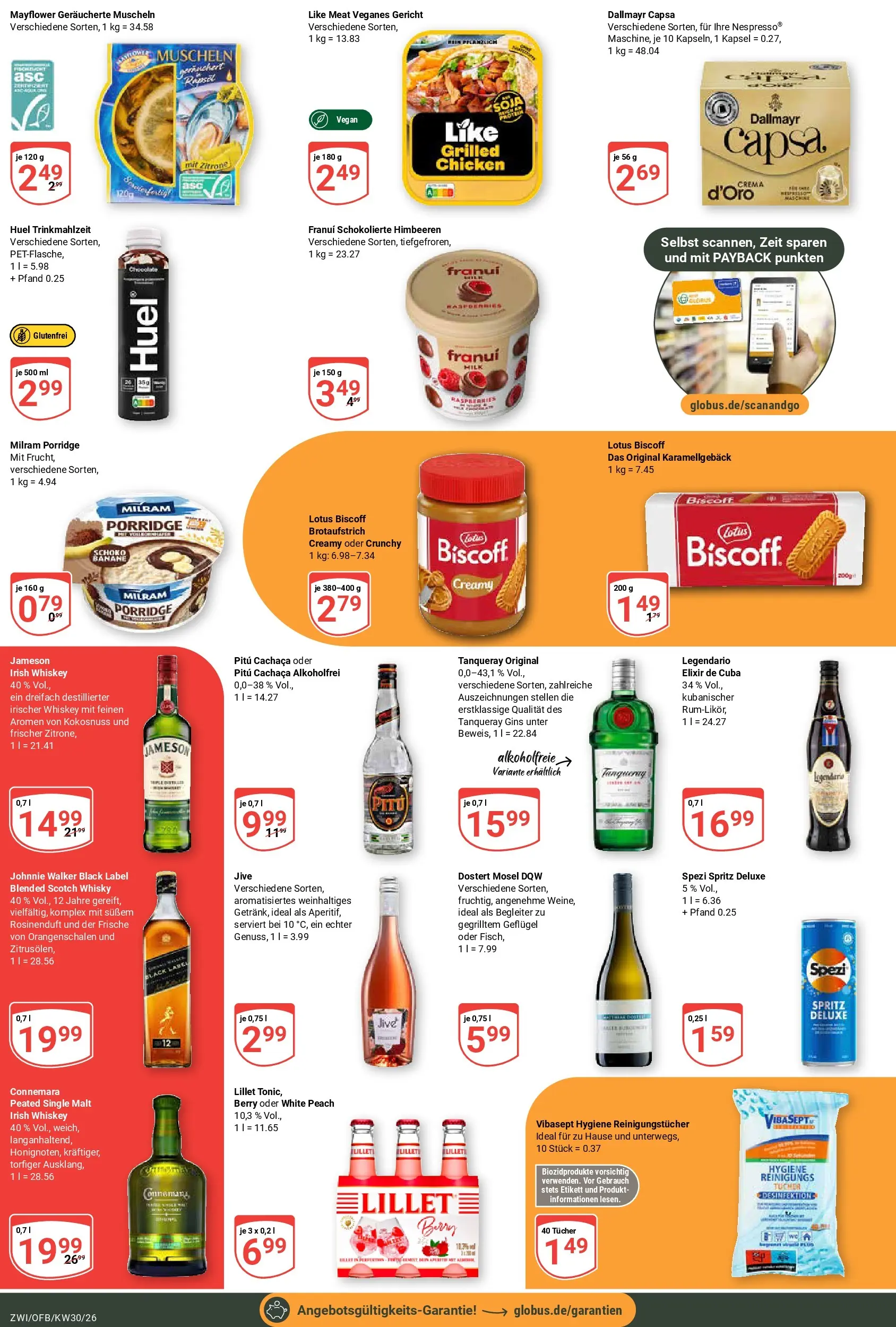 Globus Prospekt Zwickau (ab 19.07.2026) » Angebote online | Seite: 3 | Produkte: Lillet, Zitrone, Like meat, Johnnie walker