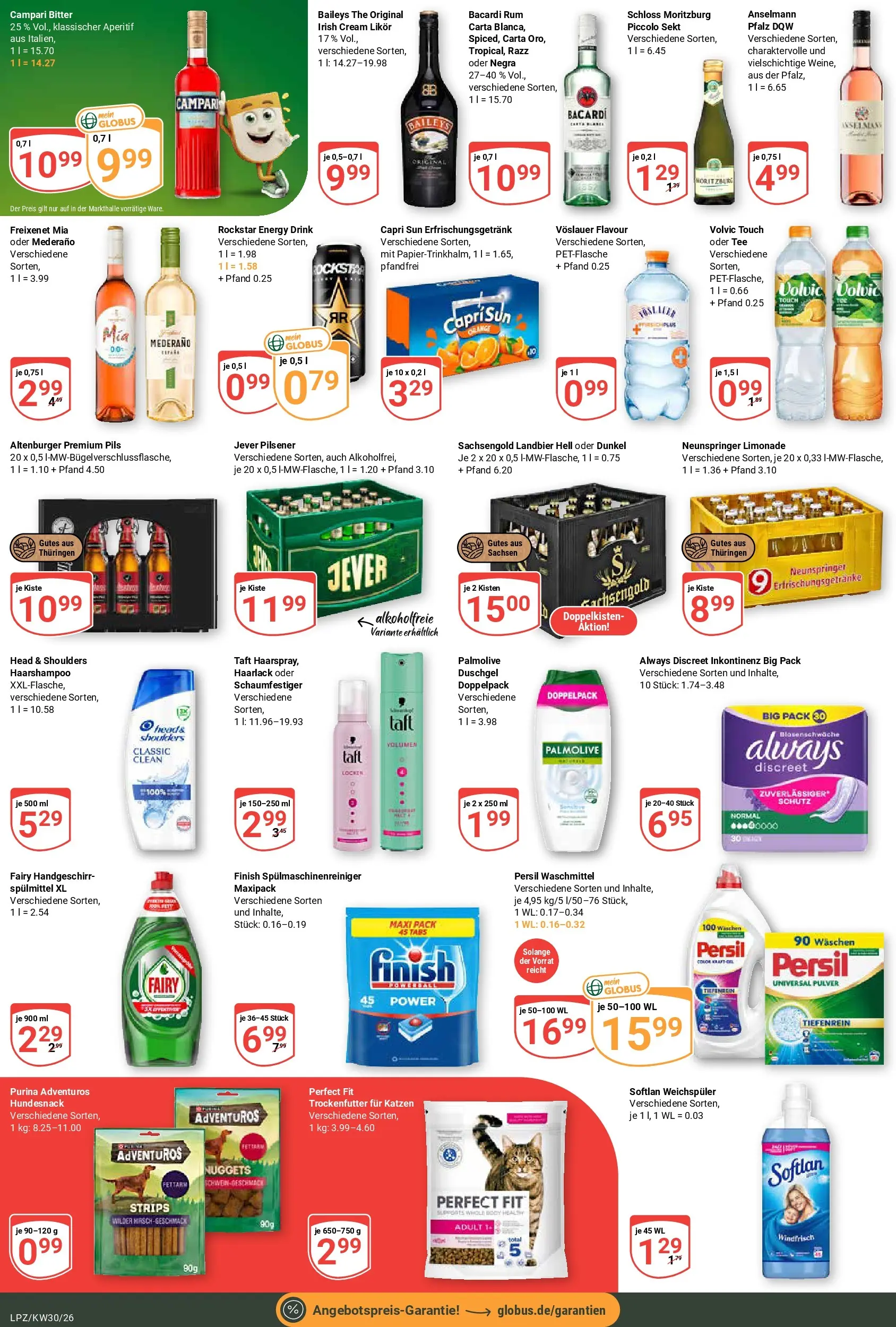 Globus Prospekt Leipzig (ab 20.07.2026) » Angebote online | Seite: 5 | Produkte: Energy, Pils, Volvic touch, Waschmittel