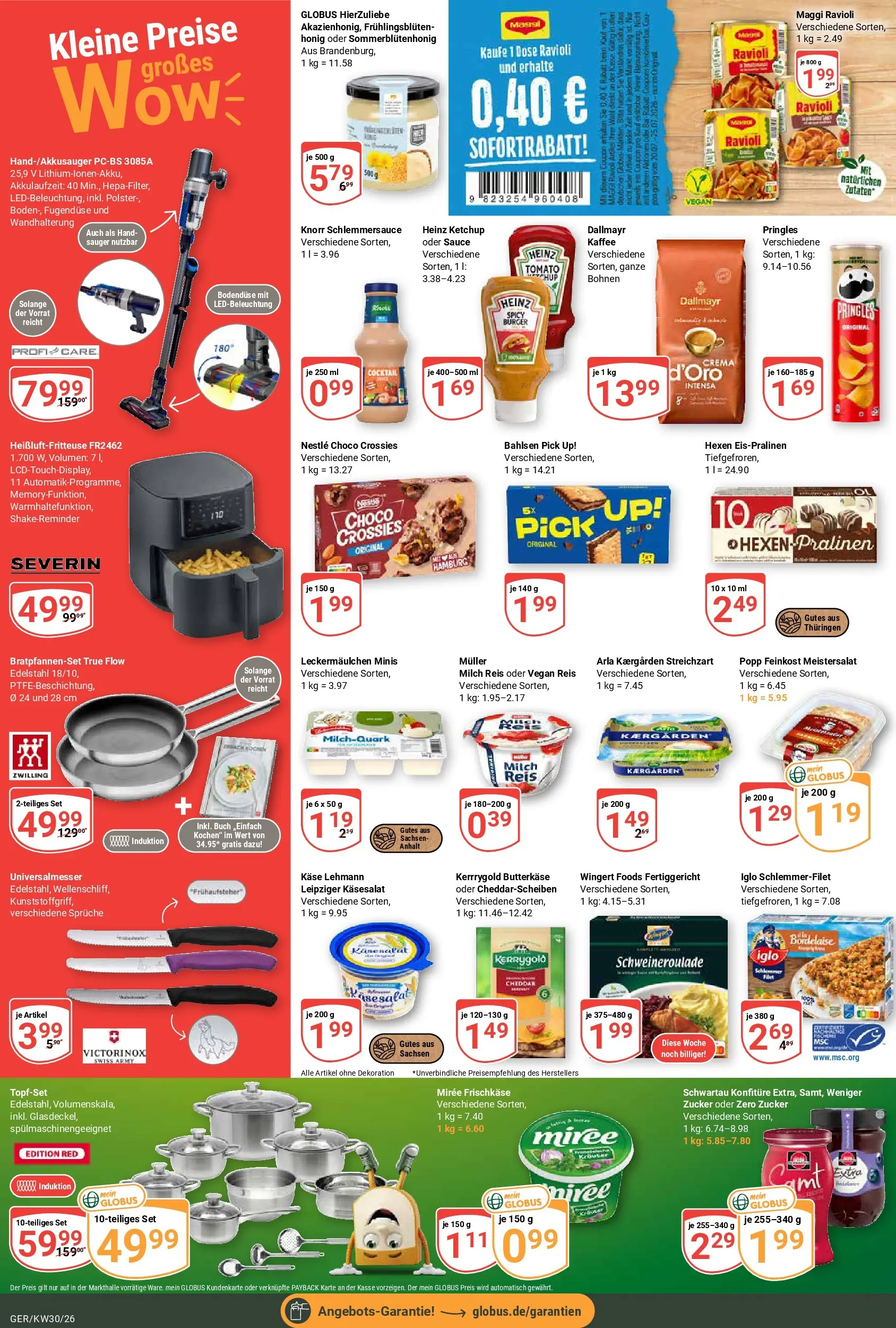 Globus Prospekt Gera (ab 20.07.2026) » Angebote online | Seite: 2 | Produkte: Milch, Dallmayr, Heißluftfritteuse, Iglo schlemmerfilet