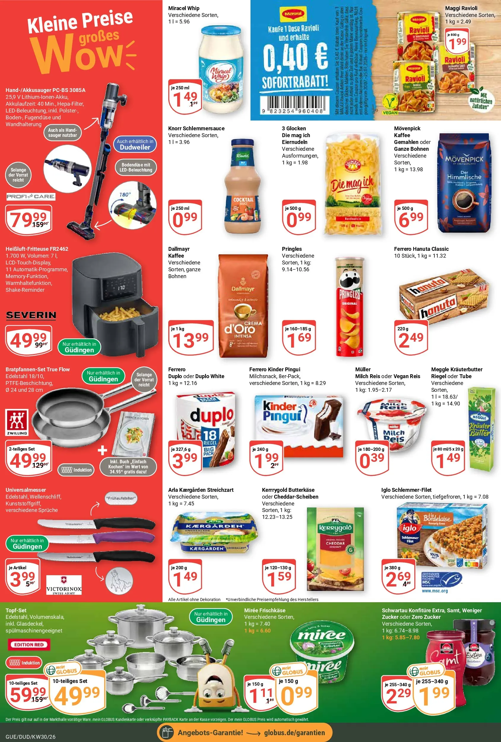 Globus Prospekt Saarbrücken-Dudweiler (ab 20.07.2026) » Angebote online | Seite: 4 | Produkte: Kaffee, Dallmayr, Heißluftfritteuse, Frischkase