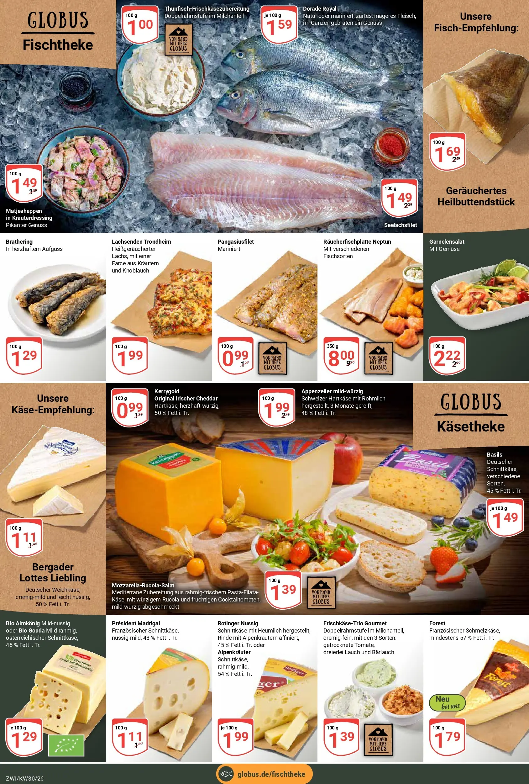Globus Prospekt Zwickau (ab 19.07.2026) » Angebote online | Seite: 12 | Produkte: Dorade, Gouda, Rucola, Knoblauch