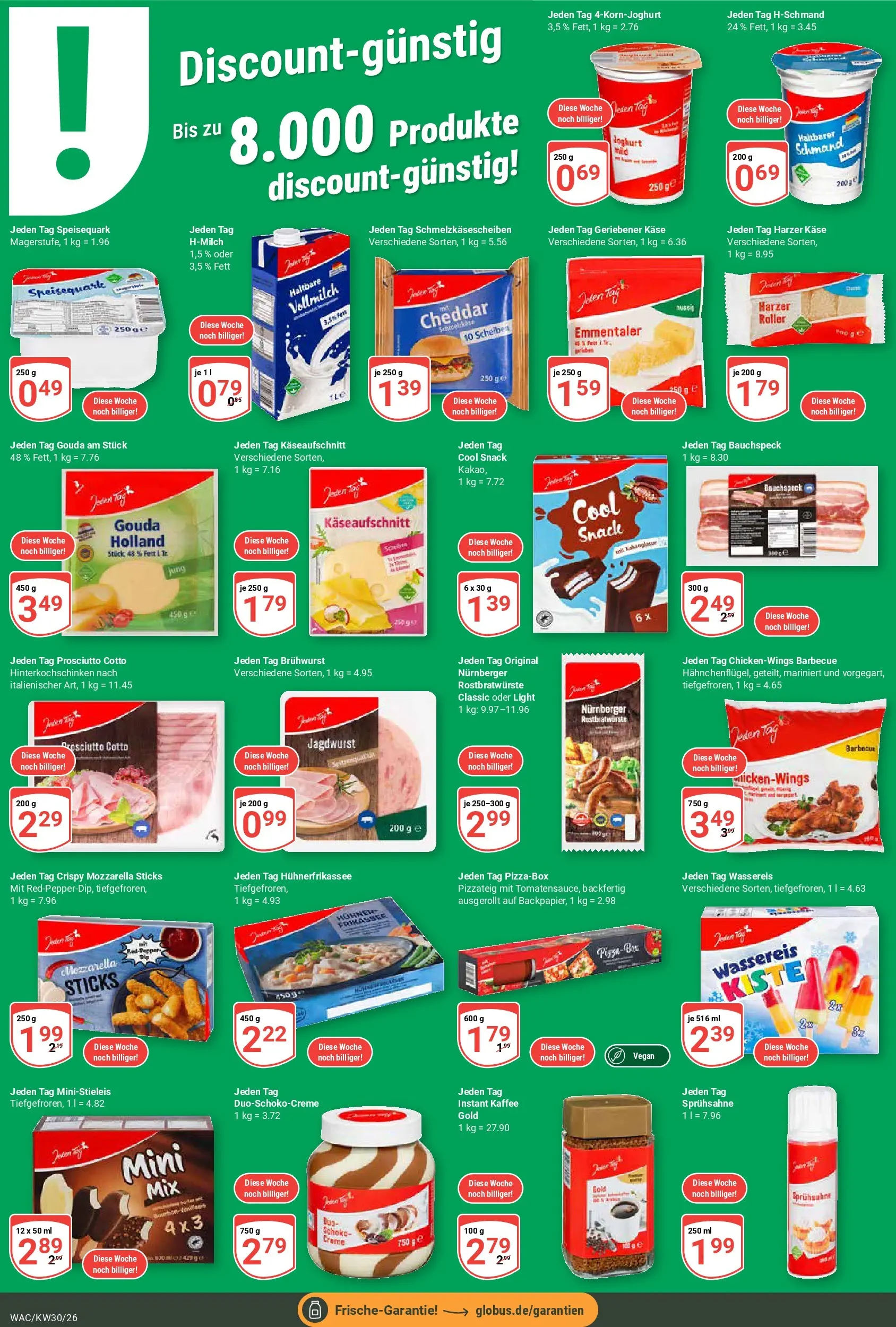Globus Prospekt Markkleeberg (ab 20.07.2026) » Angebote online | Seite: 20 | Produkte: Käse, Kaffee, Mozzarella, Gouda