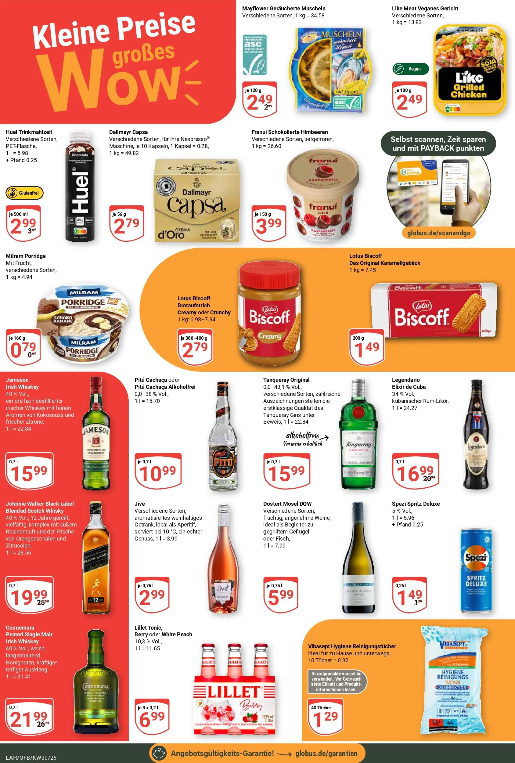 Globus Prospekt Lahnstein (ab 20.07.2026) » Angebote online | Seite: 3 | Produkte: Himbeeren, Jameson, Lillet, Whiskey