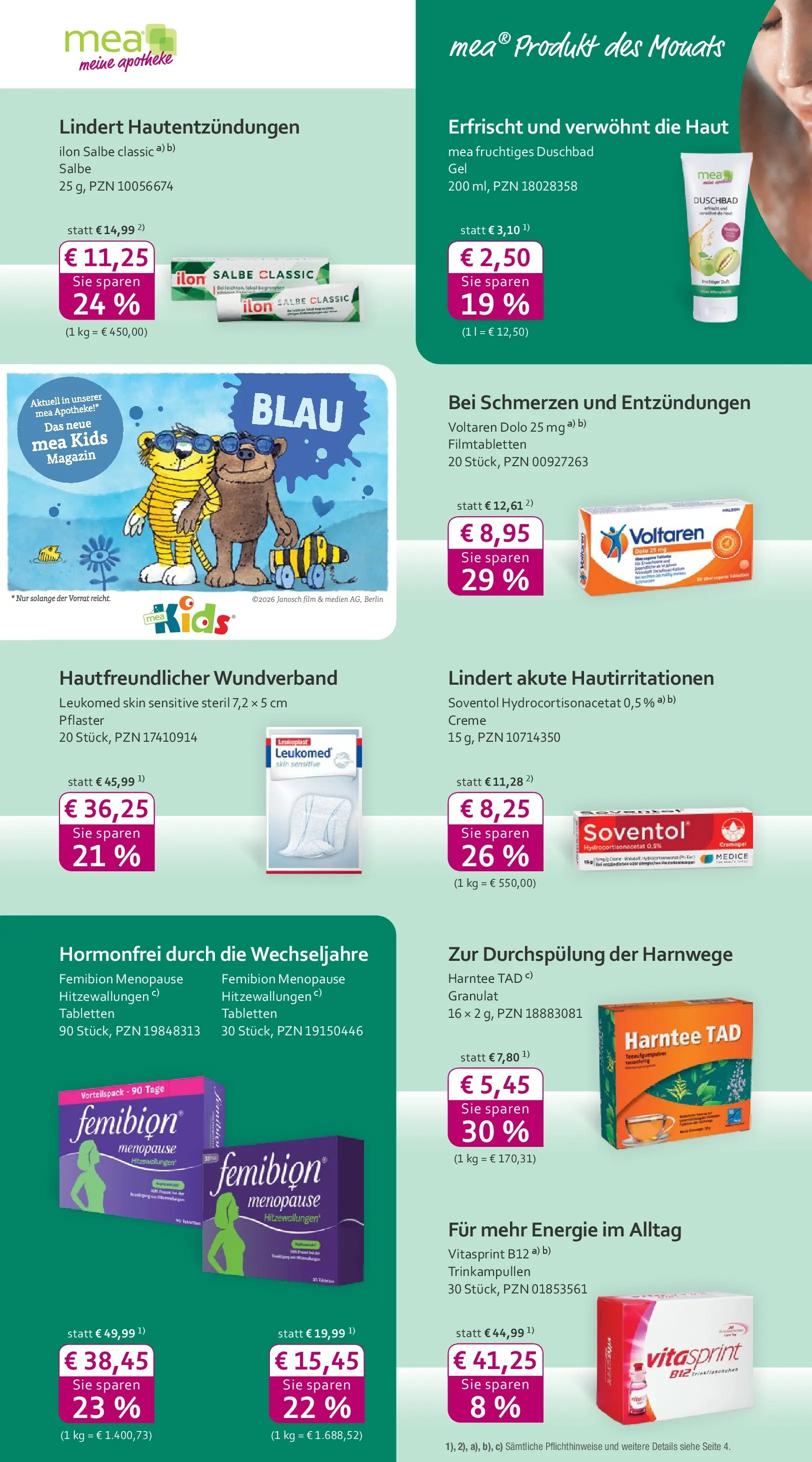 Angebote - mea Apotheke: Top Angebote im Juli! (ab 01.07.2026) zum Blättern | Seite: 2 | Produkte: Creme