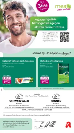 Angebote - mea Apotheke: Top Angebote im Juli! ab 01.07.2026 gültig
