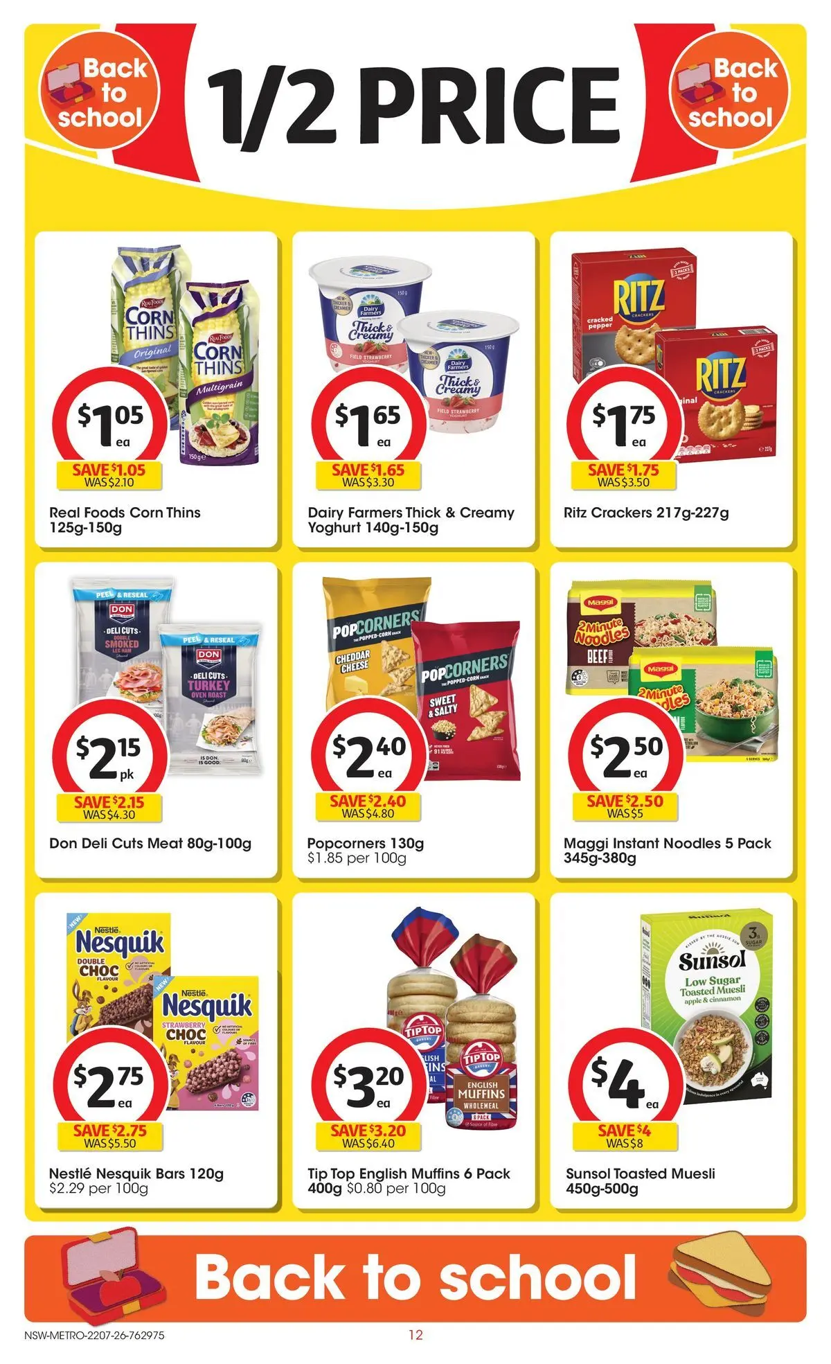 ﻿Coles catalogue valid from 22/07/2026 > Online Australia | Page: 12 | Products: Dairy, Cheese, Chicken, Meat