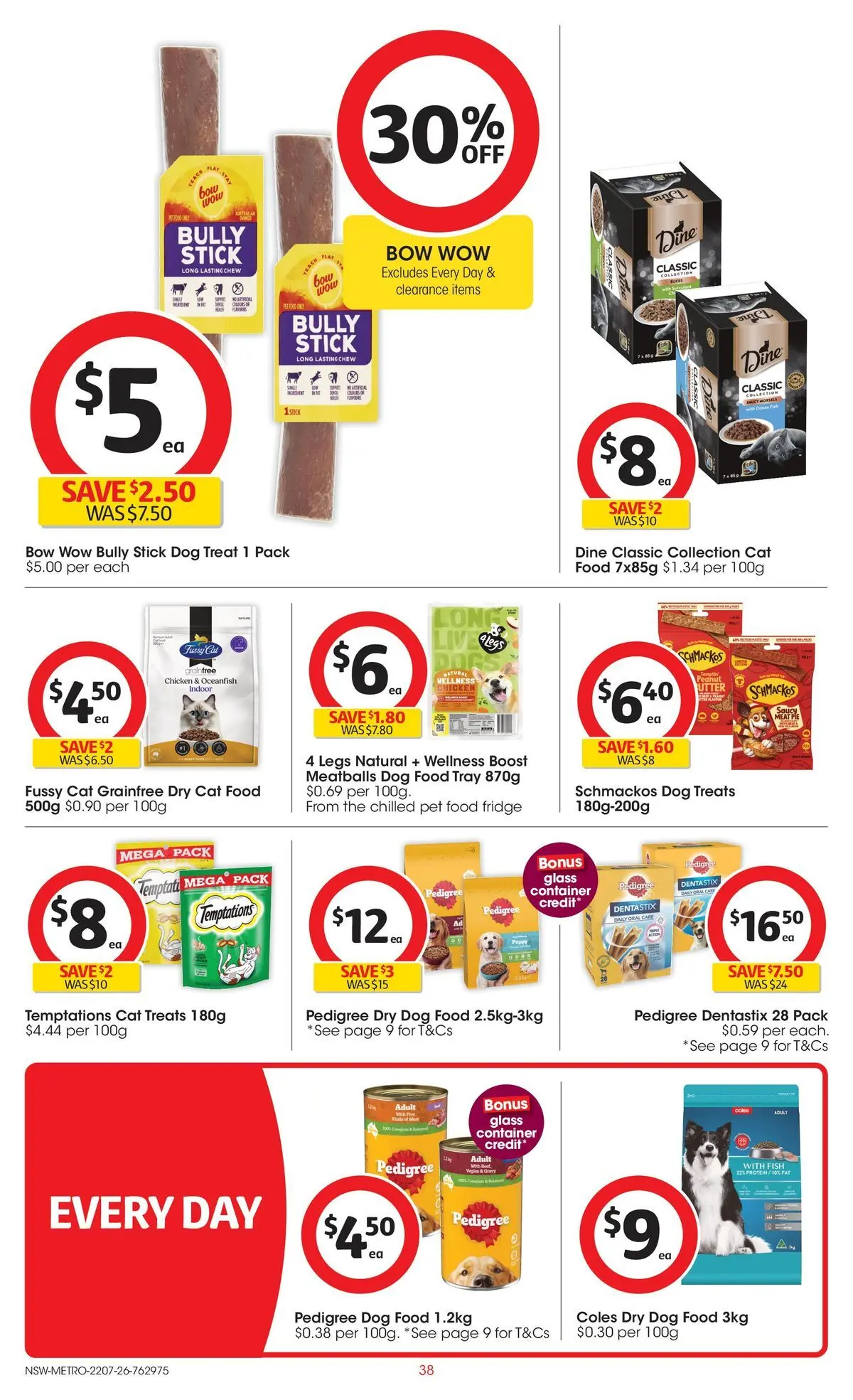 ﻿Coles catalogue valid from 22/07/2026 > Online Australia | Page: 38 | Products: Chicken, Fish, Beef, Fridge