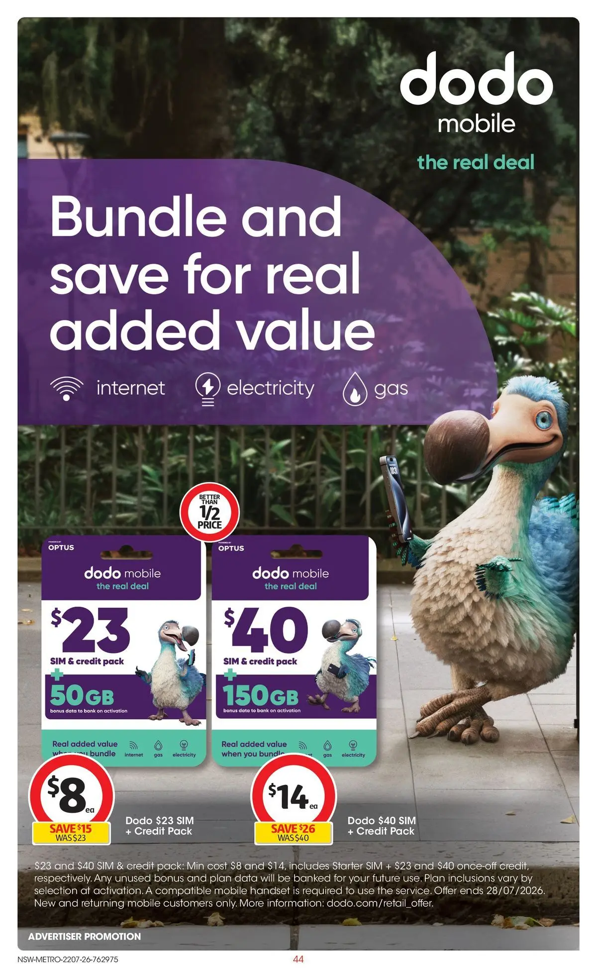 ﻿Coles catalogue valid from 22/07/2026 > Online Australia | Page: 44 | Products: Mobile