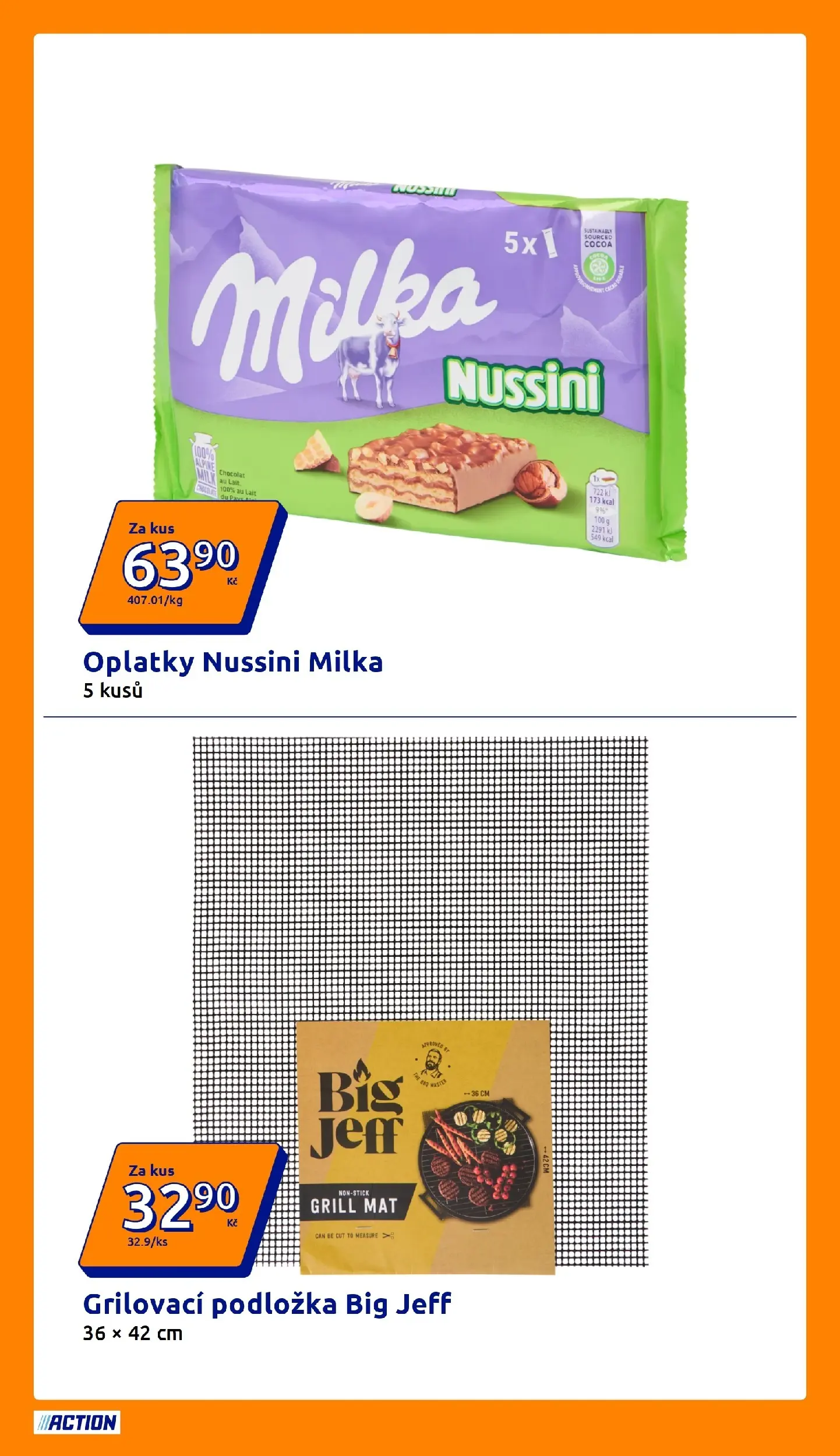 Action leták od 22.07.2026 - Akční leták online | Strana: 10 | Produkty: Milka, Grilovací podložka, Oplatky