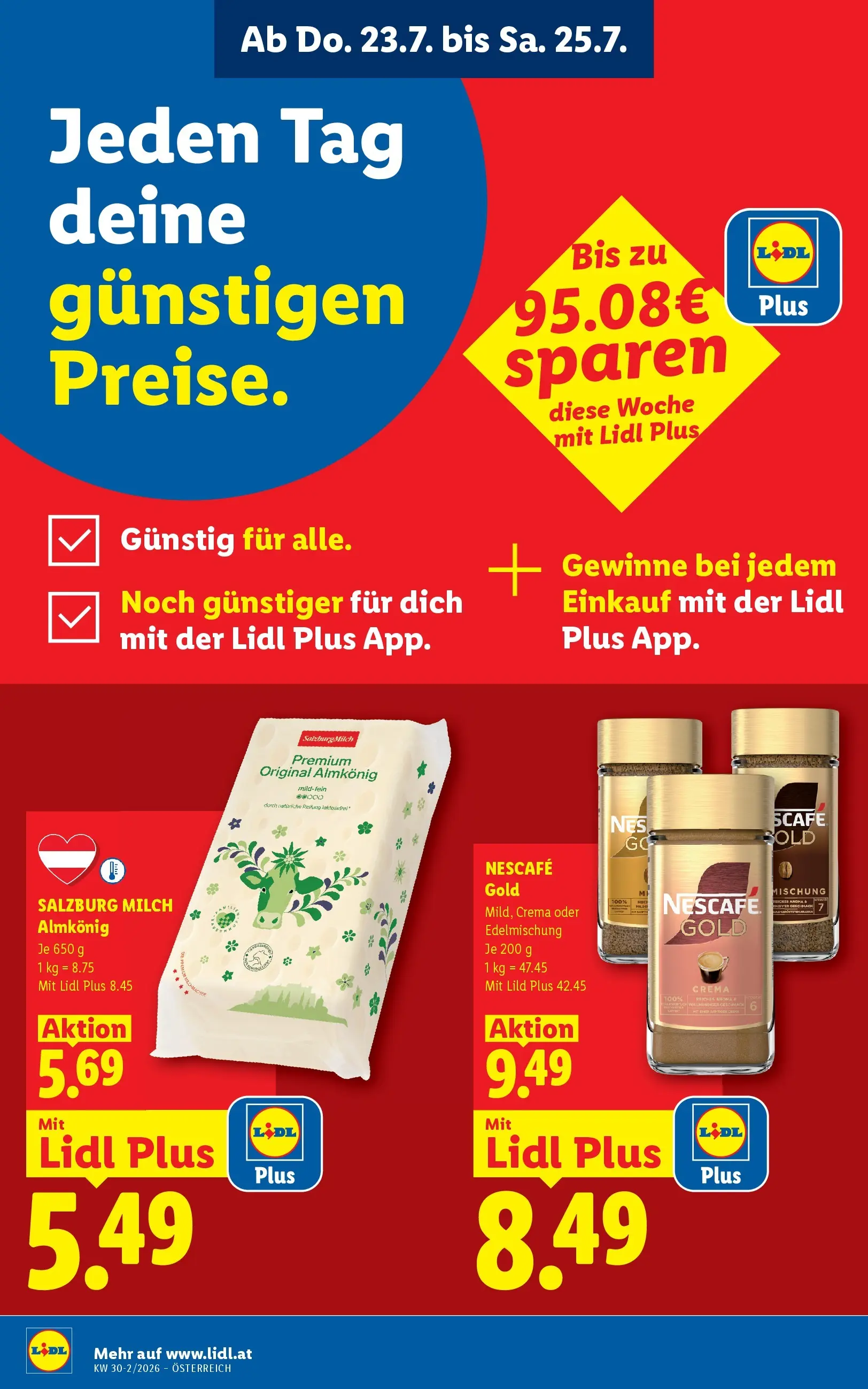 Lidl - Lidl ab 23.07.2026 - Angebote ab donnerstag | Seite: 2 | Produkte: Milch