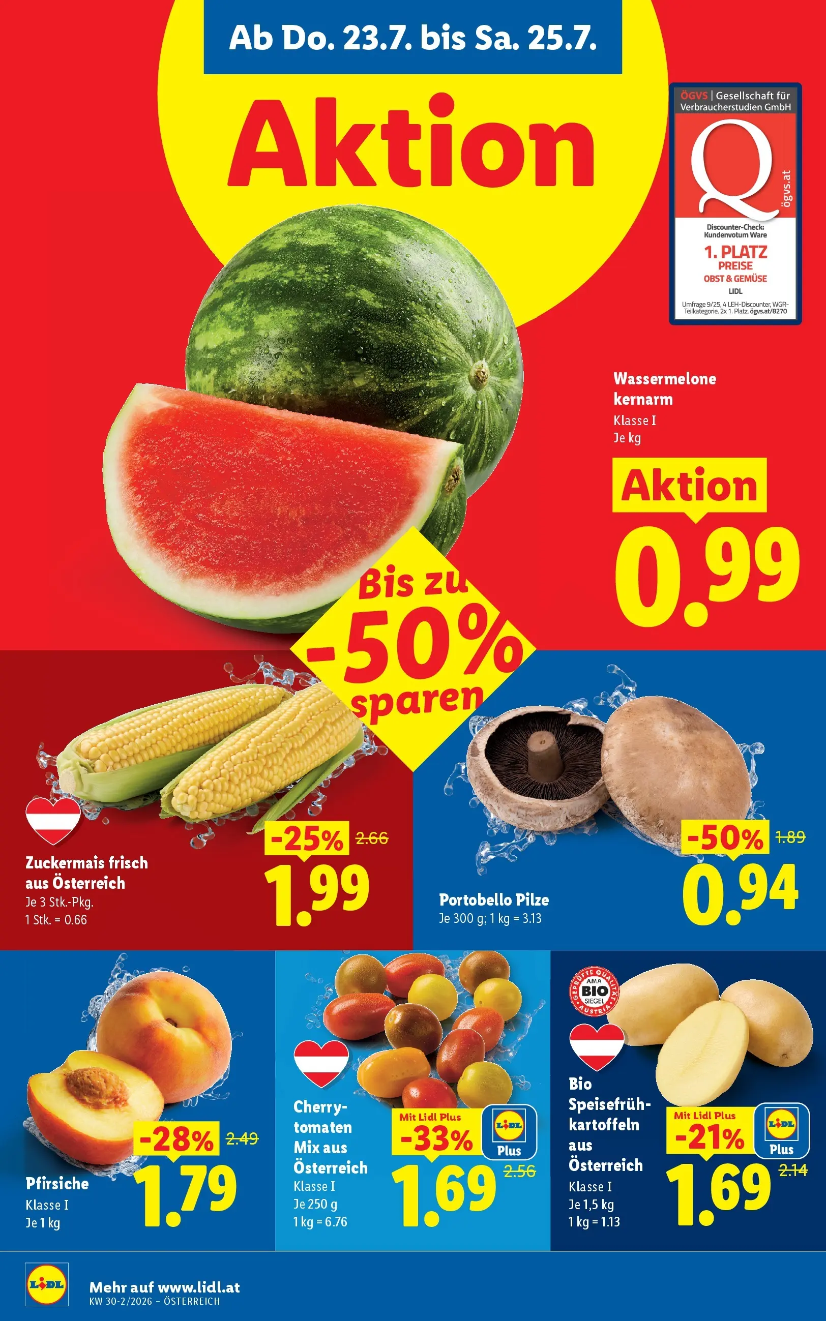 Lidl - Lidl ab 23.07.2026 - Angebote ab donnerstag | Seite: 6 | Produkte: Kartoffeln, Gemüse, Obst, Tomaten