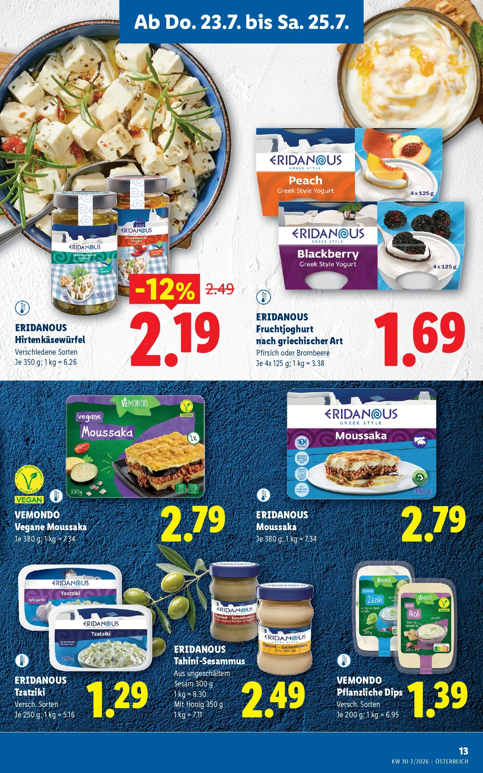 Lidl - Lidl ab 23.07.2026 - Angebote ab donnerstag | Seite: 15 | Produkte: Eis, Pfirsich, Chili