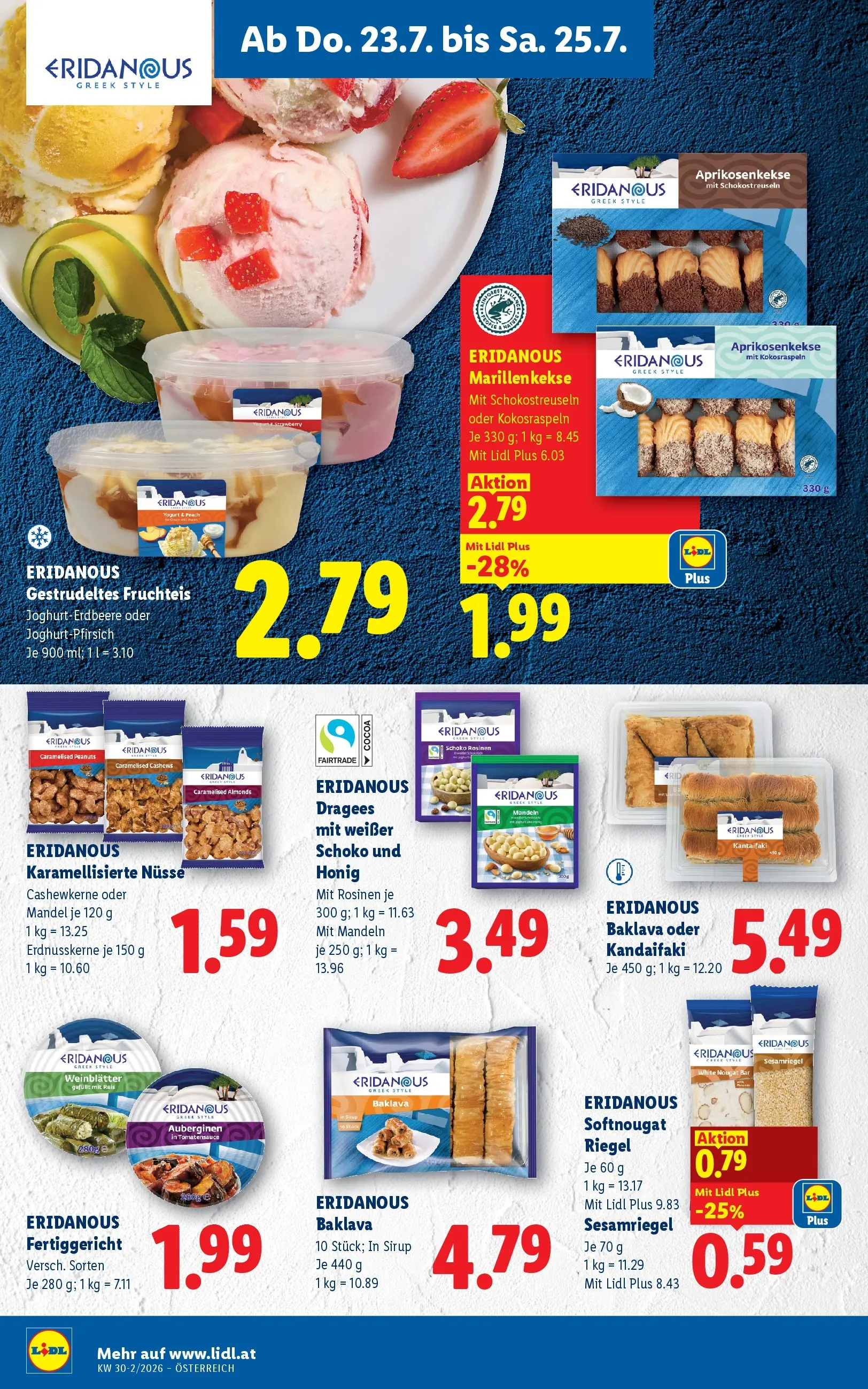 Lidl - Lidl ab 23.07.2026 - Angebote ab donnerstag | Seite: 18 | Produkte: Nüsse, Rosinen, Joghurt, Reis