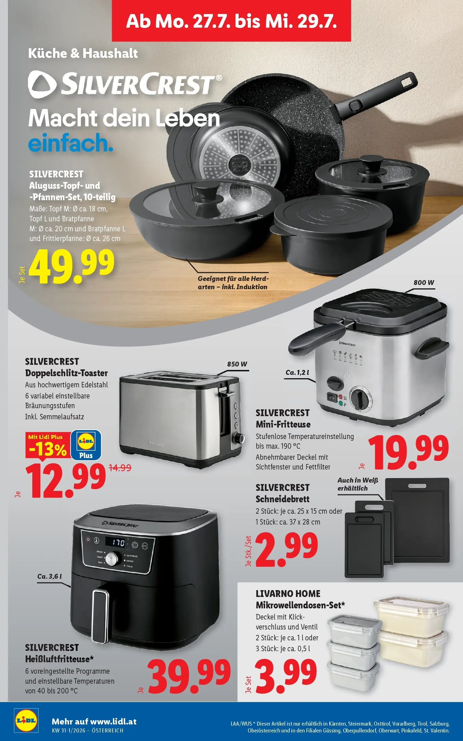 Lidl - Lidl ab 23.07.2026 - Angebote ab donnerstag | Seite: 37 | Produkte: Herd, Toaster