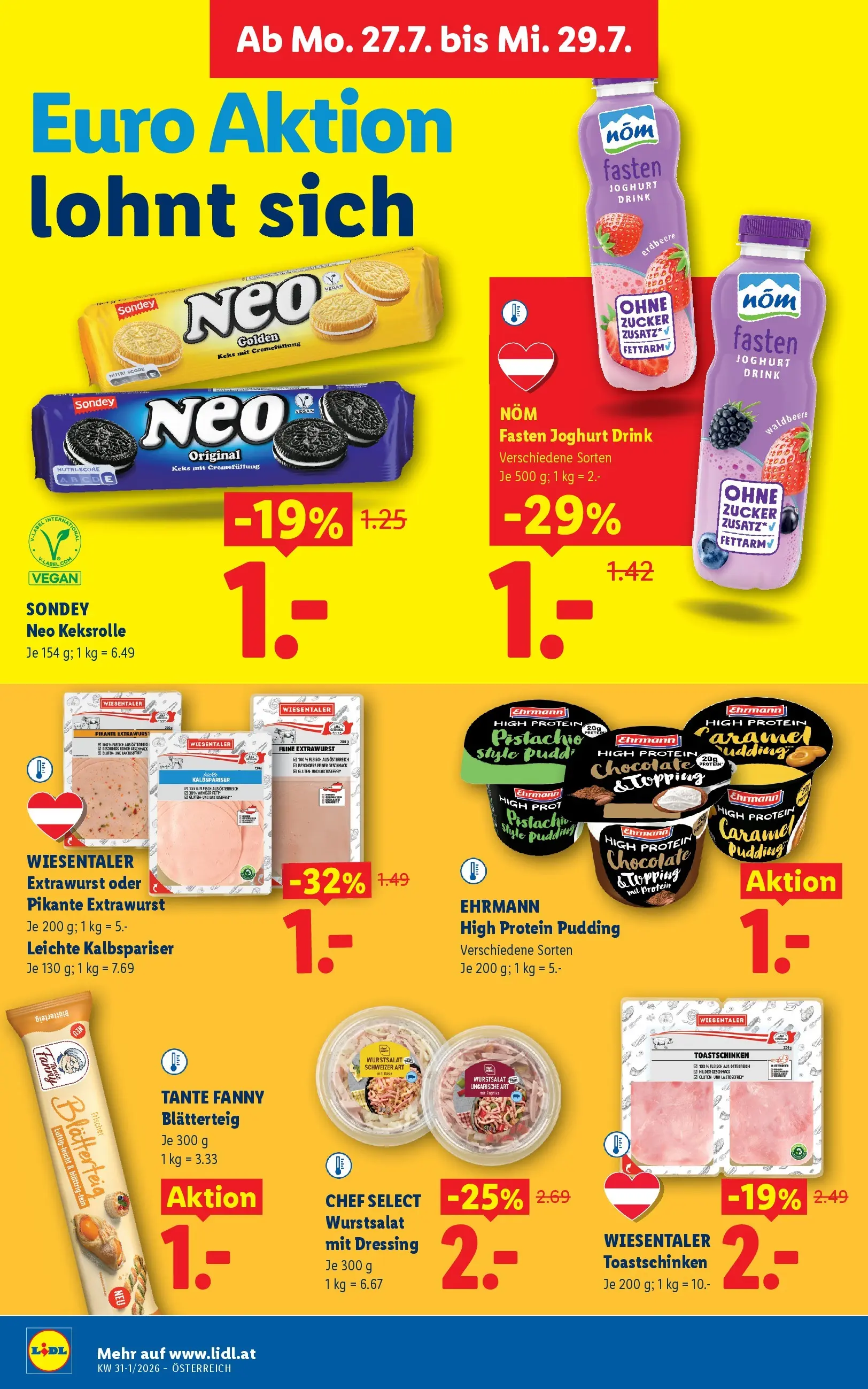 Lidl - Lidl ab 23.07.2026 - Angebote ab donnerstag | Seite: 47 | Produkte: Zucker, Joghurt