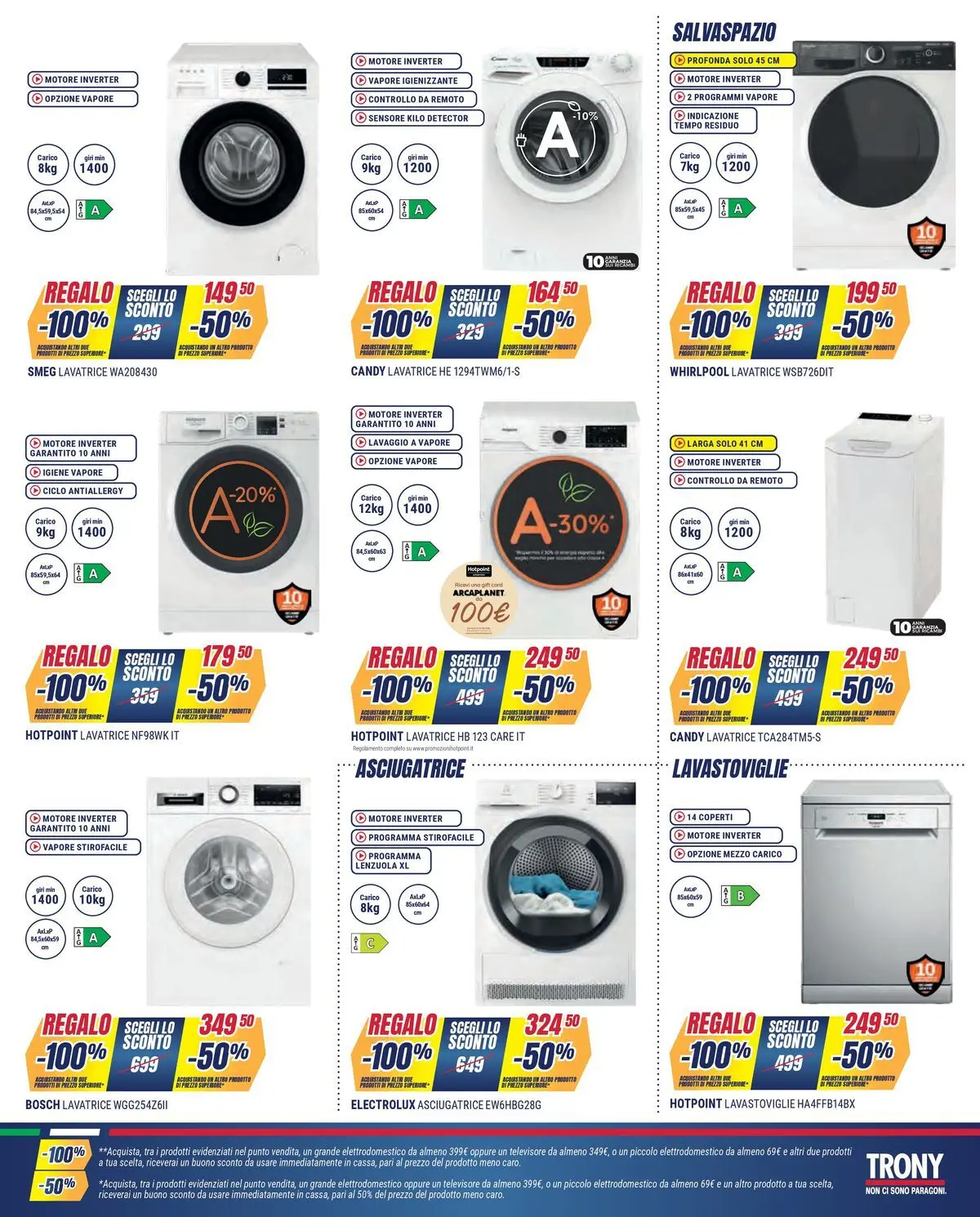 Nuovo Offerte volantino Prendi 3 paghi 2 dal 16/06/2026 > offerte anteprima 🛍️ | Pagina: 3 | Prodotti: Lavatrice, Asciugatrice, Lavastoviglie, Lenzuola