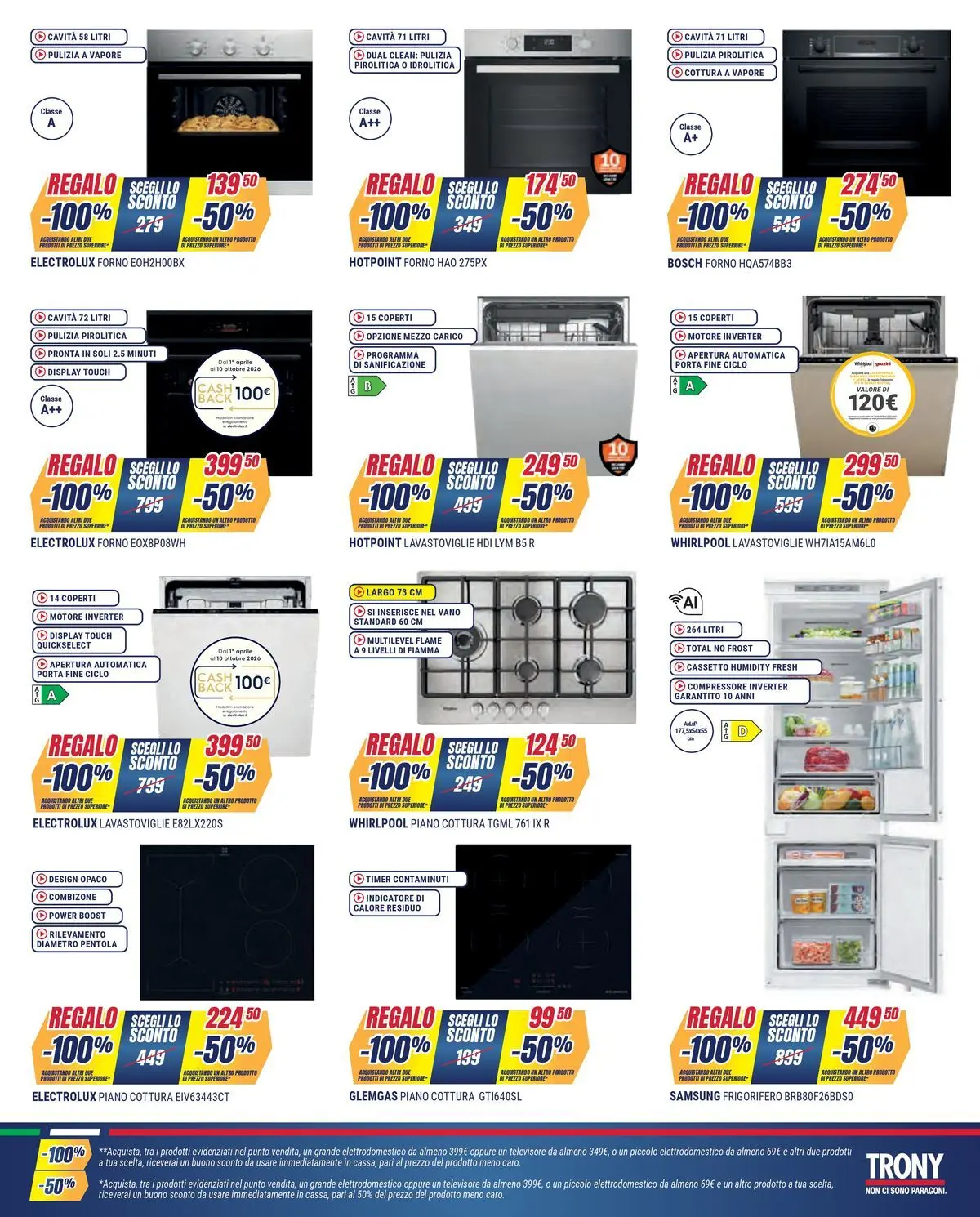 Nuovo Offerte volantino Prendi 3 paghi 2 dal 16/06/2026 > offerte anteprima 🛍️ | Pagina: 7 | Prodotti: Piano cottura, Lavastoviglie, Frigorifero, Samsung