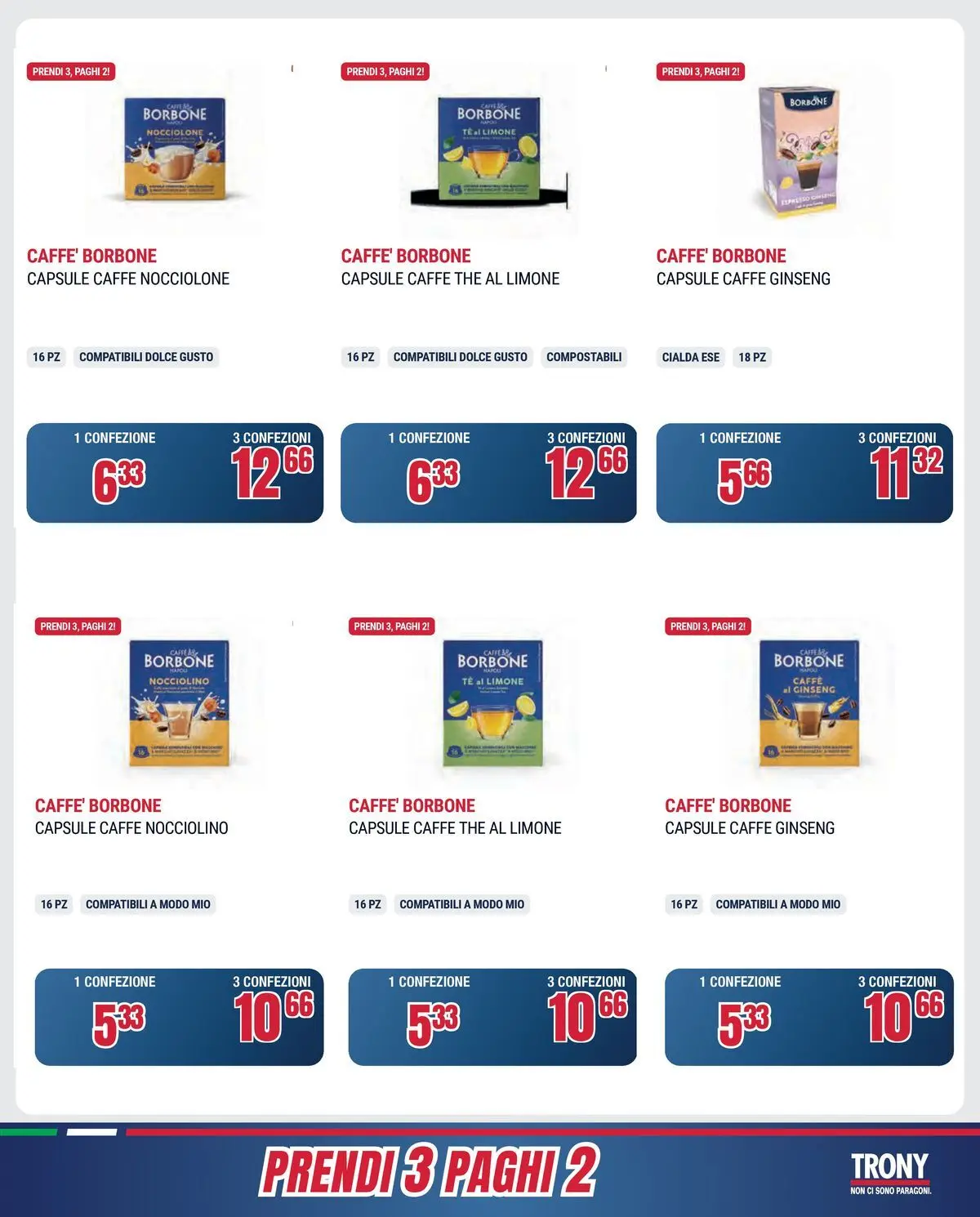Nuovo Offerte volantino Prendi 3 paghi 2 dal 16/06/2026 > offerte anteprima 🛍️ | Pagina: 10 | Prodotti: Caffè, Tè, Limone, The