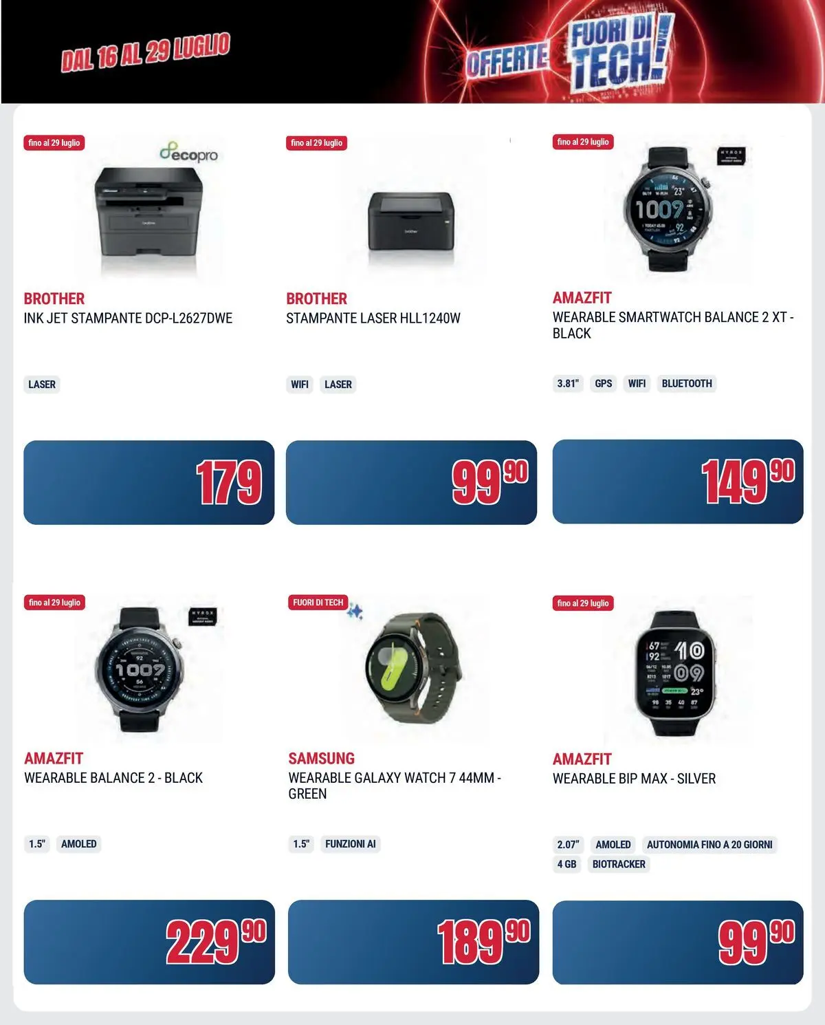 Nuovo Offerte volantino Prendi 3 paghi 2 dal 16/06/2026 > offerte anteprima 🛍️ | Pagina: 20 | Prodotti: Stampante, Smartwatch, Samsung