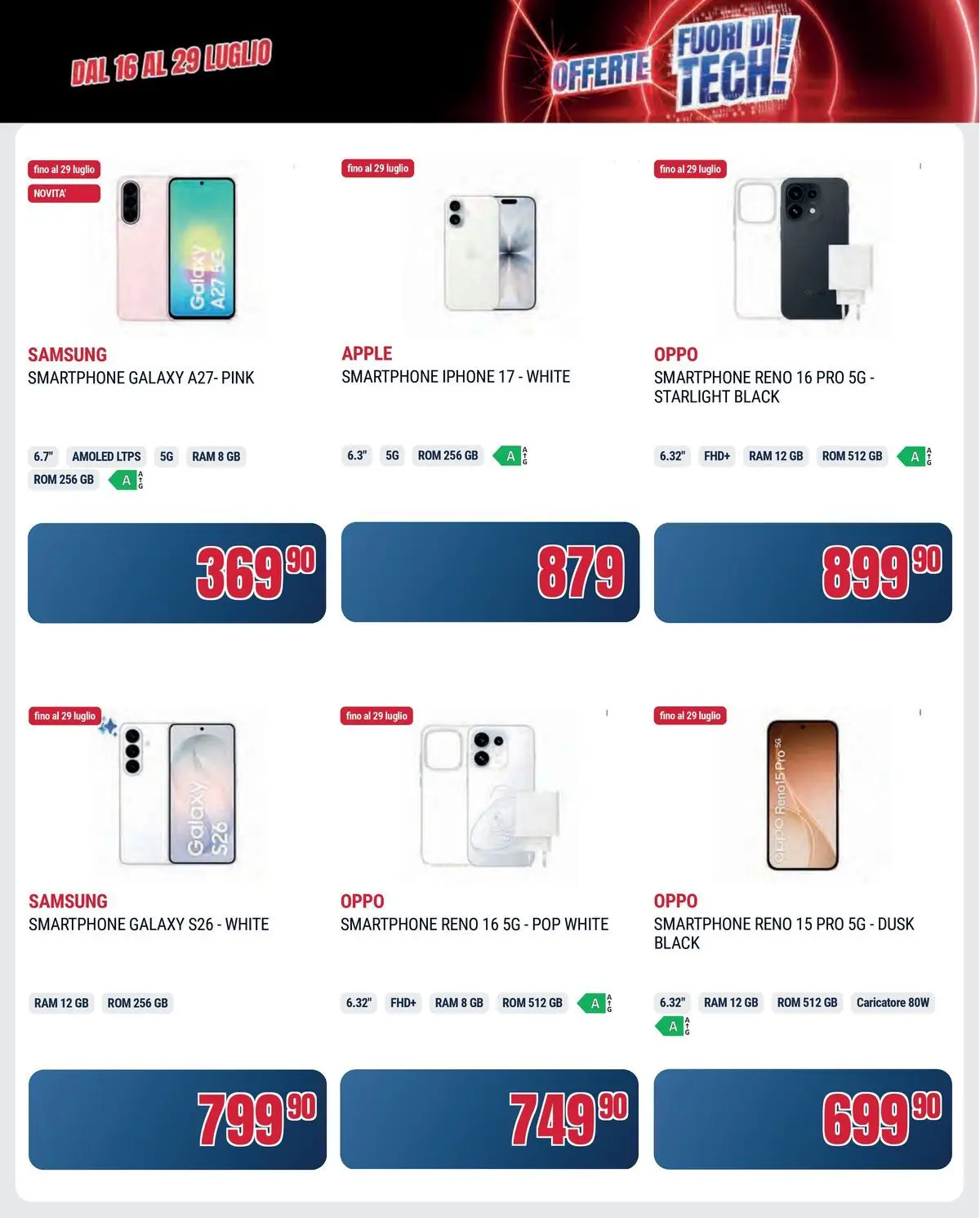 Nuovo Offerte volantino Prendi 3 paghi 2 dal 16/06/2026 > offerte anteprima 🛍️ | Pagina: 22 | Prodotti: Iphone, Smartphone, Samsung