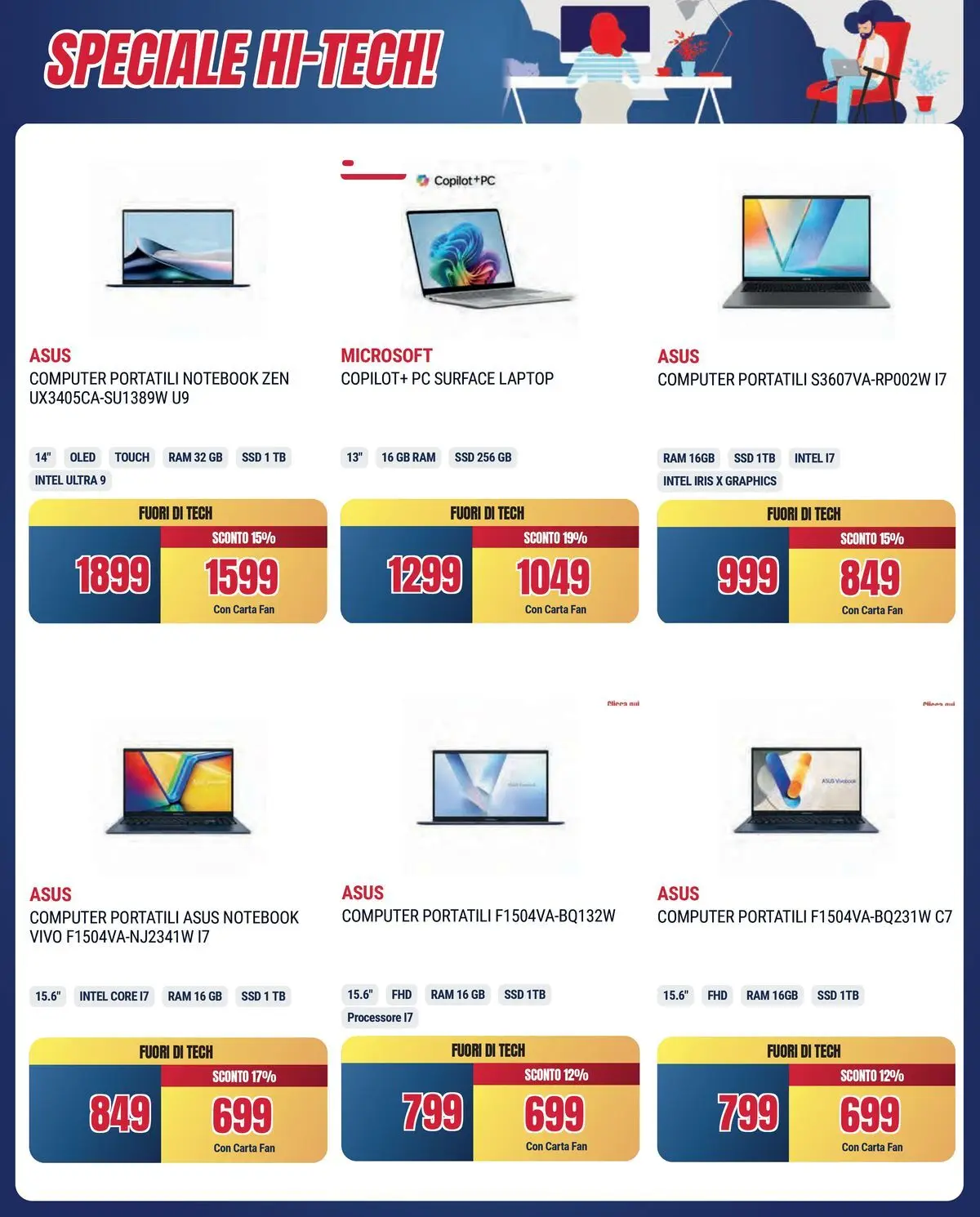 Nuovo Offerte volantino Prendi 3 paghi 2 dal 16/06/2026 > offerte anteprima 🛍️ | Pagina: 26 | Prodotti: Notebook, Laptop, PC, Computer