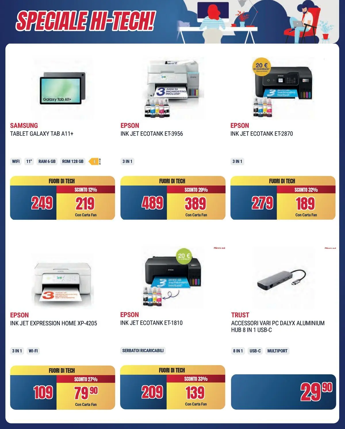 Nuovo Offerte volantino Prendi 3 paghi 2 dal 16/06/2026 > offerte anteprima 🛍️ | Pagina: 28 | Prodotti: Tablet, PC, Fan, Samsung
