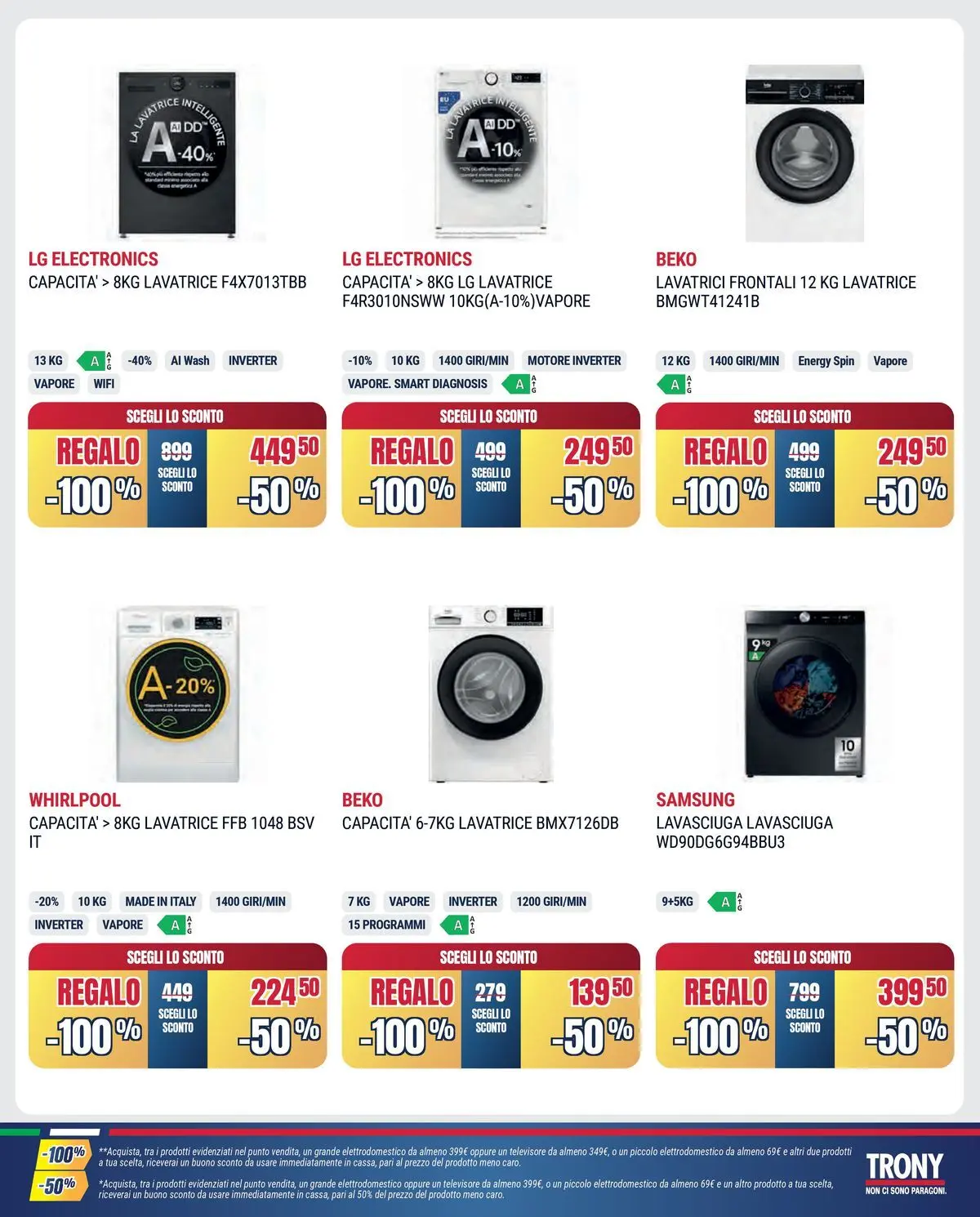 Nuovo Offerte volantino Prendi 3 paghi 2 dal 16/06/2026 > offerte anteprima 🛍️ | Pagina: 33 | Prodotti: Lavasciuga, Lavatrice, Samsung