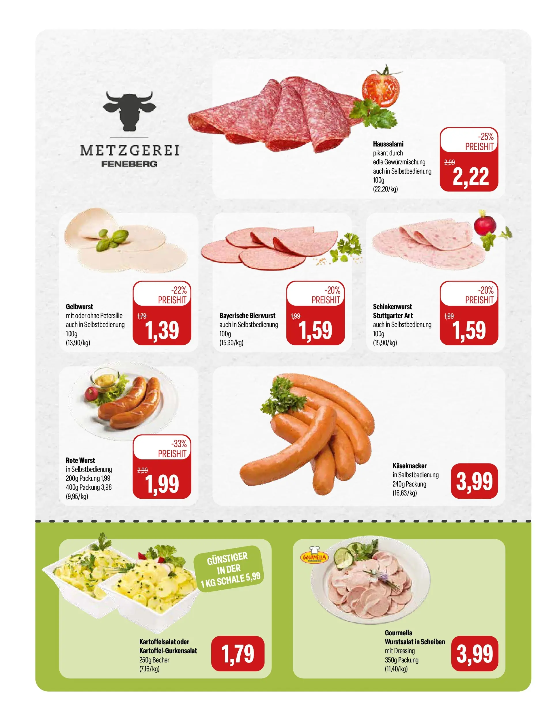 Feneberg Aktuelle Angebote (ab 22.07.2026) zum Blättern | Seite: 2 | Produkte: Dressing, Wurst, Petersilie
