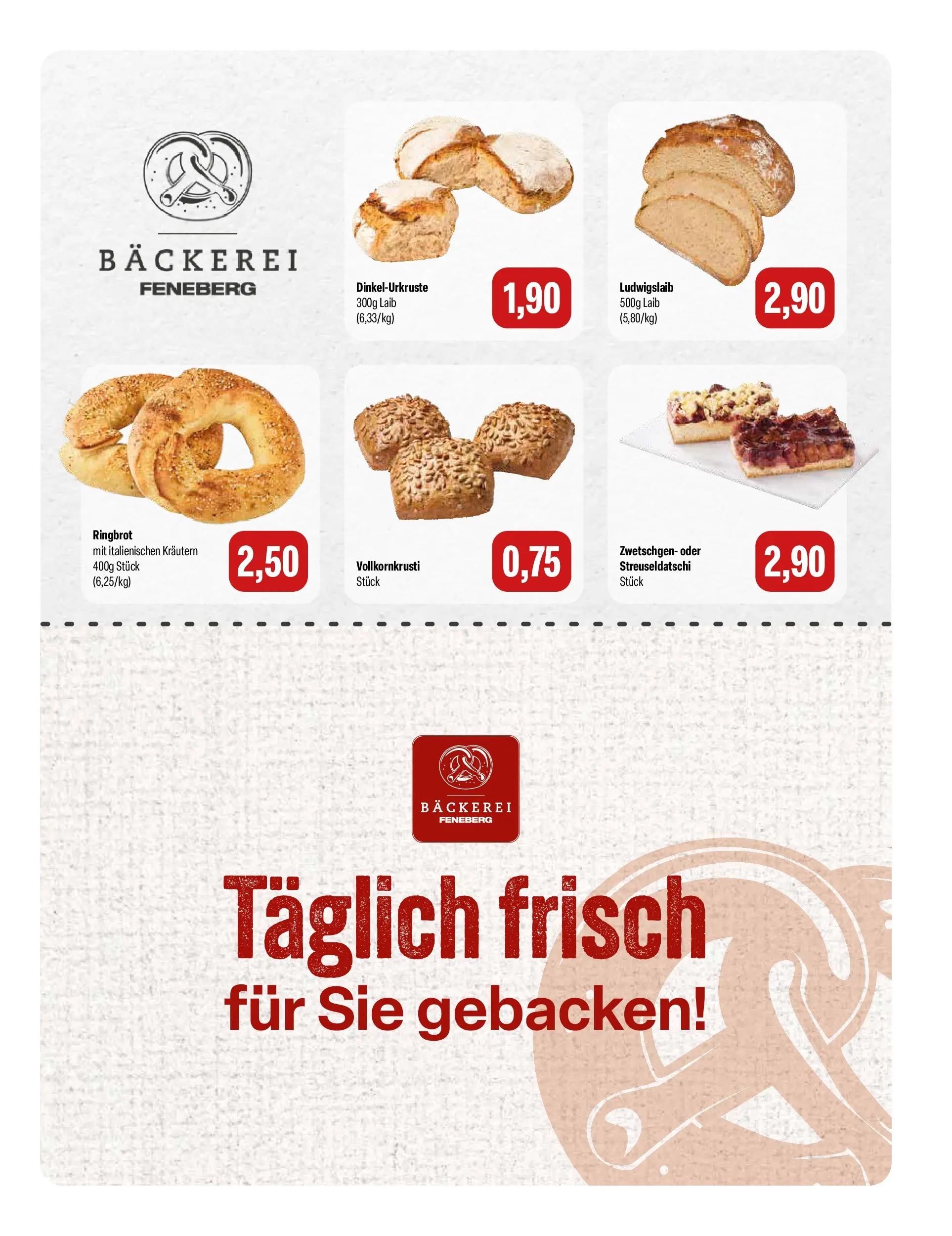 Feneberg Aktuelle Angebote (ab 22.07.2026) zum Blättern | Seite: 5 | Produkte: Bäckerei, Zwetschgen