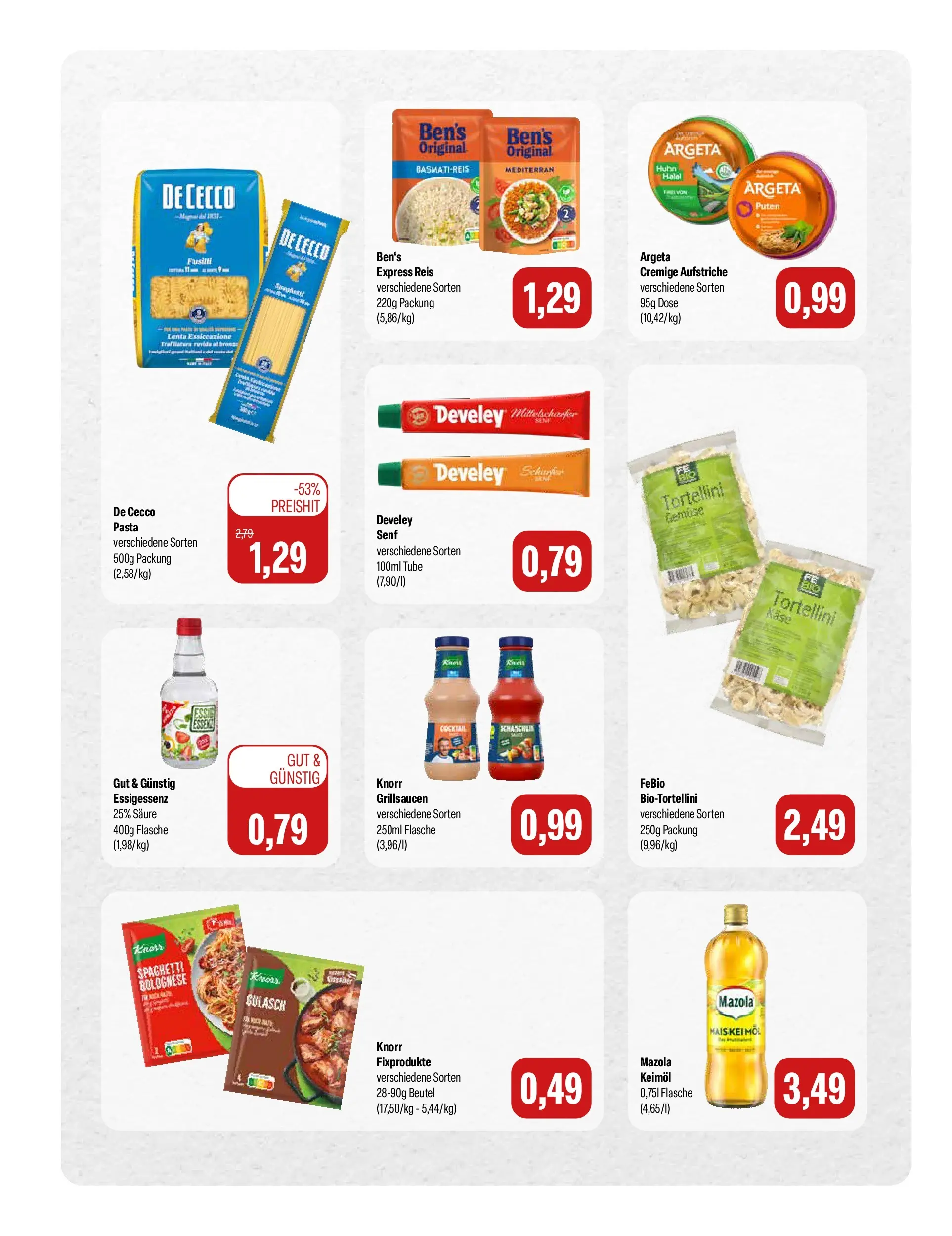 Feneberg Aktuelle Angebote (ab 22.07.2026) zum Blättern | Seite: 12 | Produkte: Knorr, Gemüse, Gulasch, Pasta