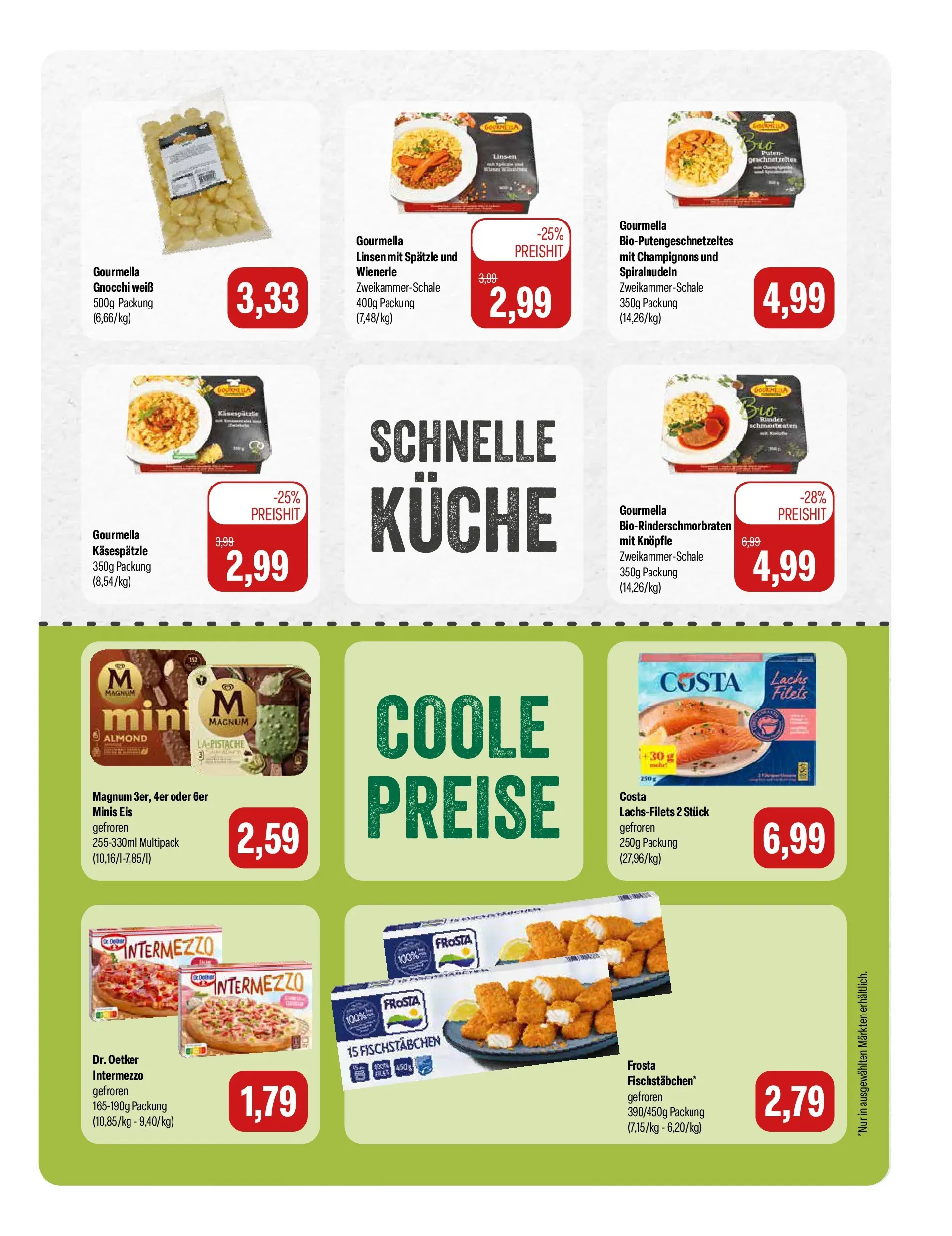Feneberg Aktuelle Angebote (ab 22.07.2026) zum Blättern | Seite: 13 | Produkte: Küche, Champignons, Fischstabchen, Eis