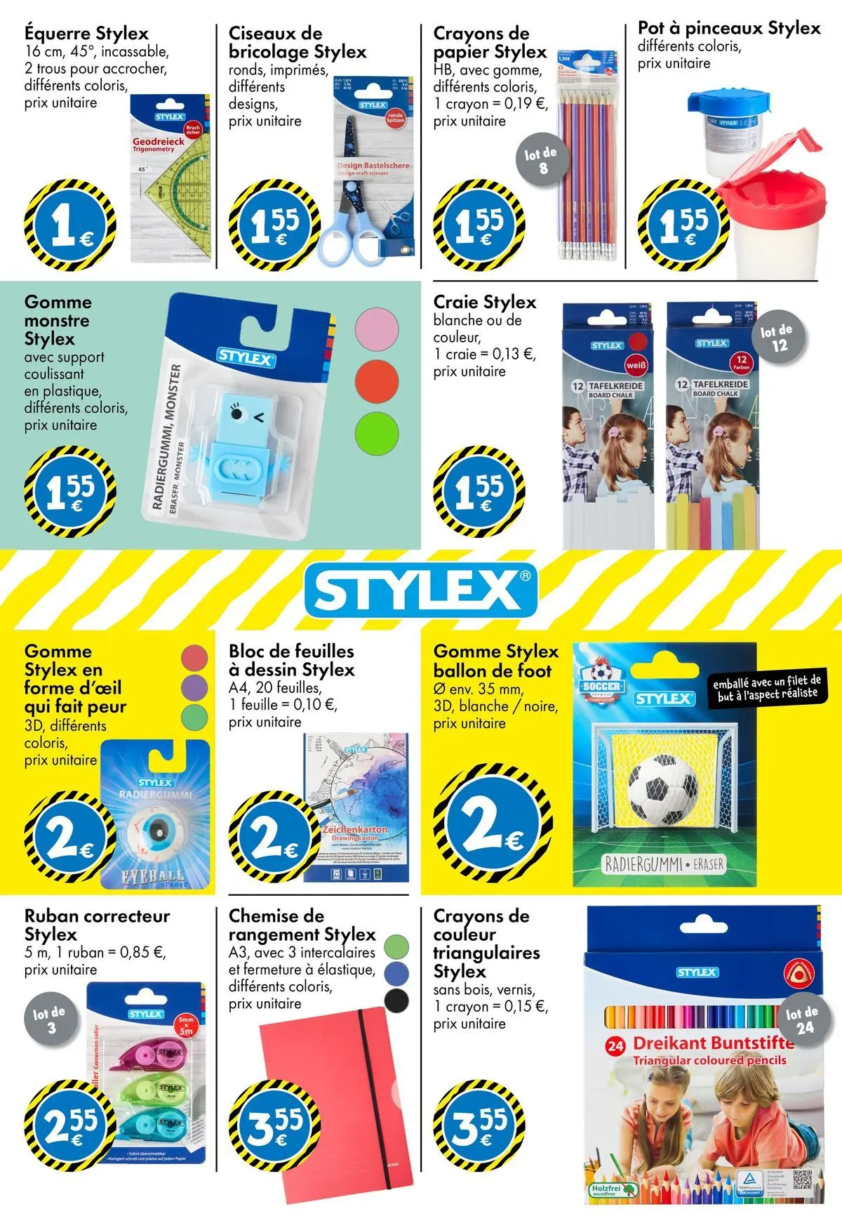 TEDi - TEDi - Retour à l'école à partir du 17/07/2026 - promo en ligne | Page: 3 | Produits: Correcteur, Crayon, Crayons de couleur, Chemise