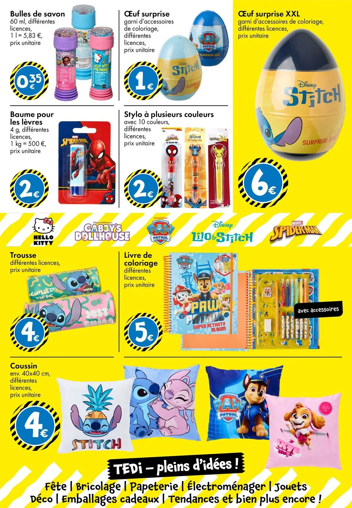TEDi - TEDi - Retour à l'école à partir du 17/07/2026 - promo en ligne | Page: 6 | Produits: Jouets, Savon, Stylo, Livre